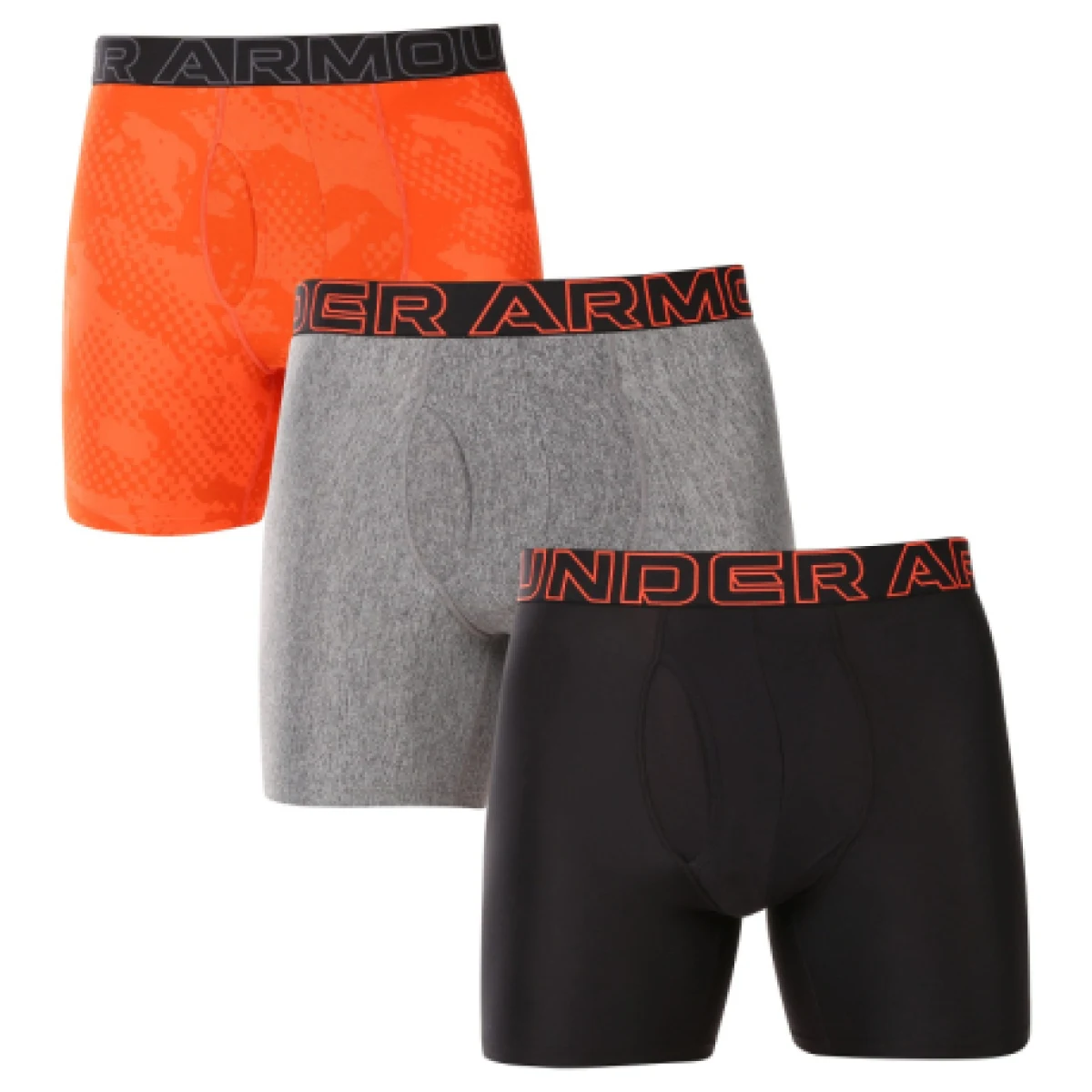 Pánske boxerky UNDER ARMOUR 3 PACK-UA PERFORMANCE TECH- NOVELTY 6in-MRN · záber 1
