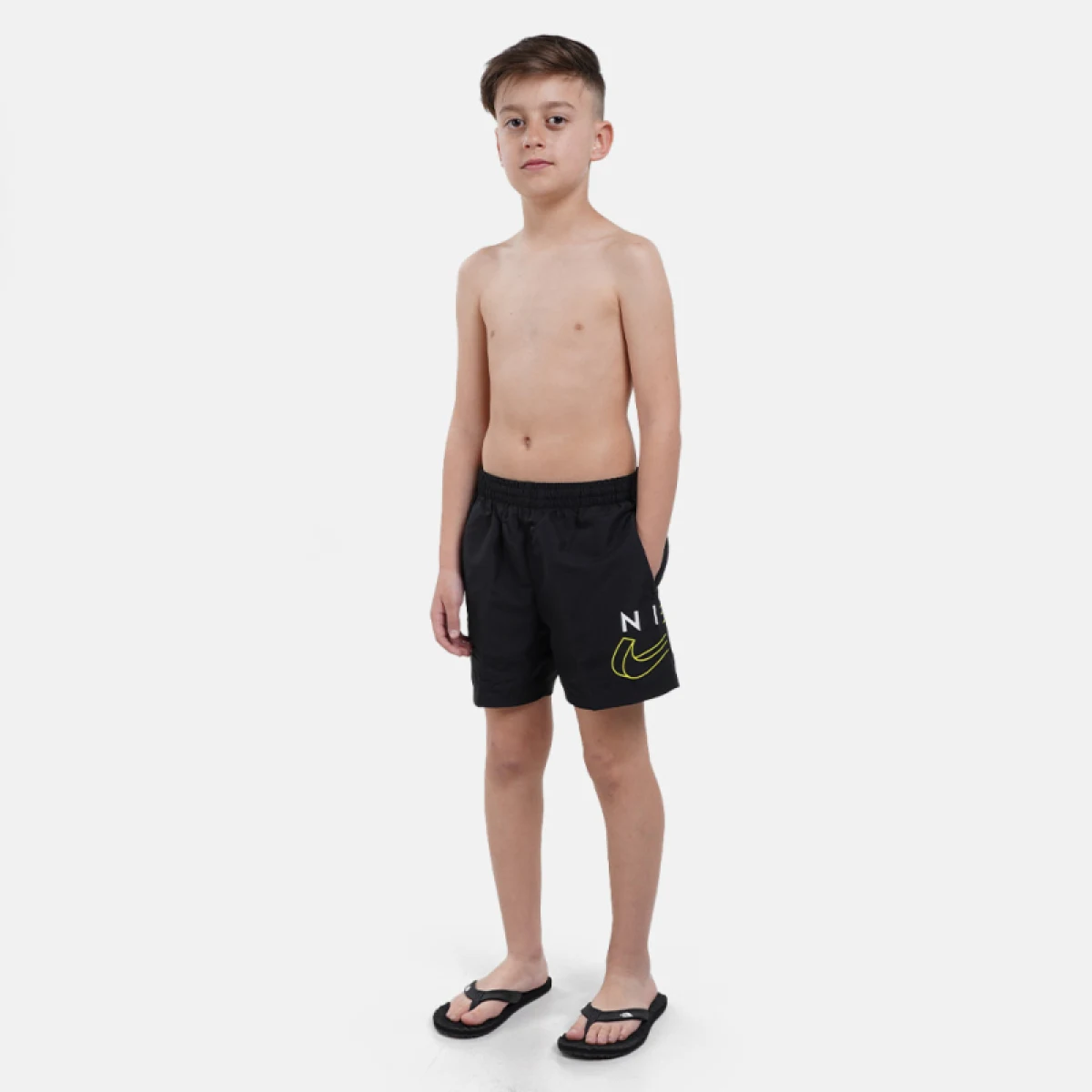 Chlapčenské plavky NIKE SWIM 4 inch VOLLEY SHORT BLACK-BLACK · záber 5