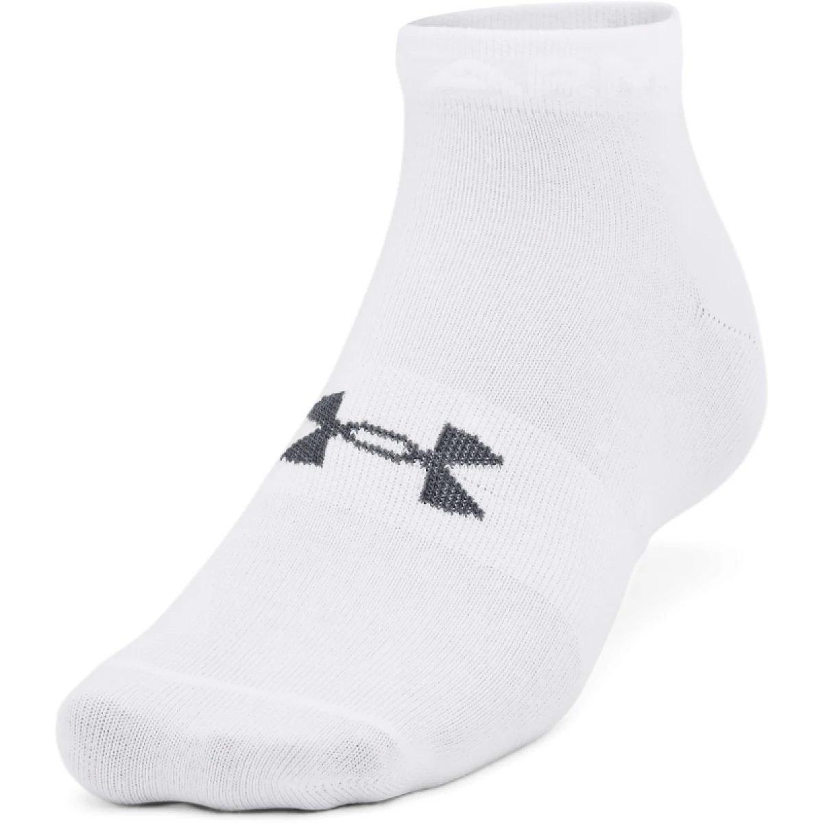 Ponožky UNDER ARMOUR UA Essential Low Cut 3 pack-WHT-1365745-100 · záber 2