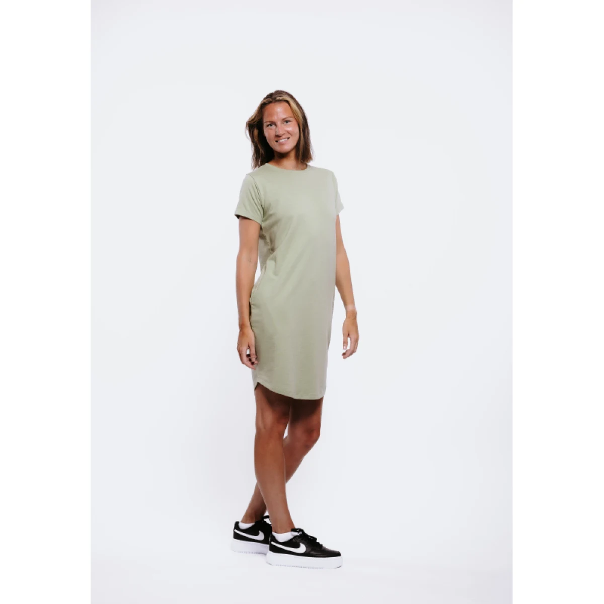 Dámske šaty AUTHORITY D-BASE II W olive · záber 2