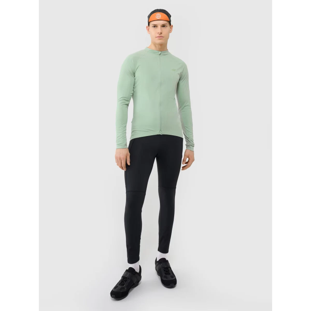Pánske bežecké tričko s dlhým rukávom 4F LONGSLEEVE FNK-WSS25TFLOM339-47S-MINT · záber 5