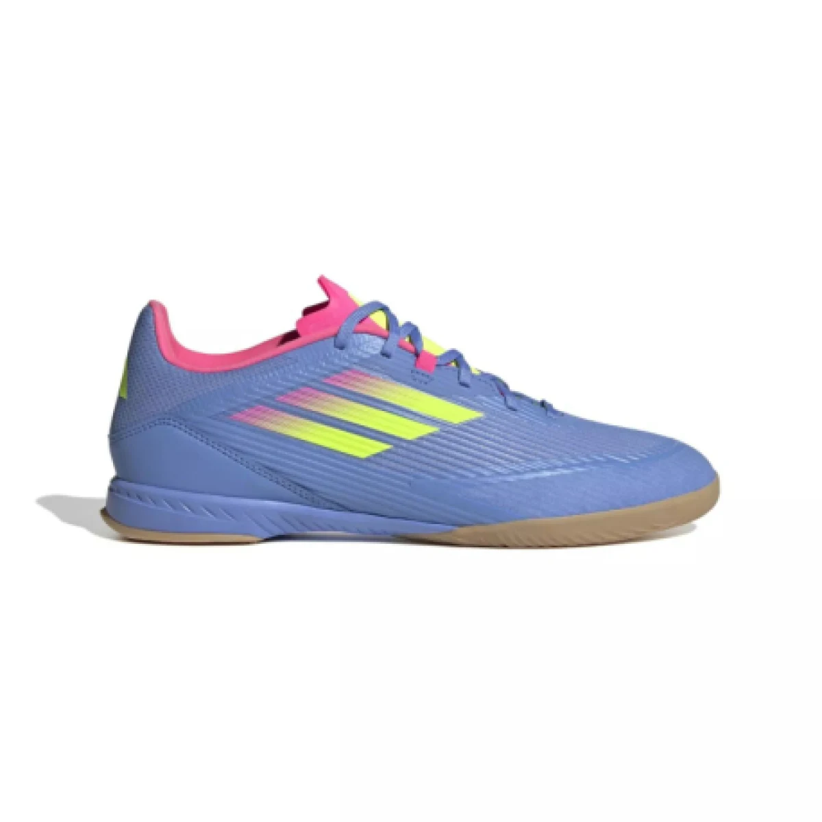 Pánske futbalové kopačky halové ADIDAS F50 League M IC blue fusion lucid lemon lucid pink · záber 1