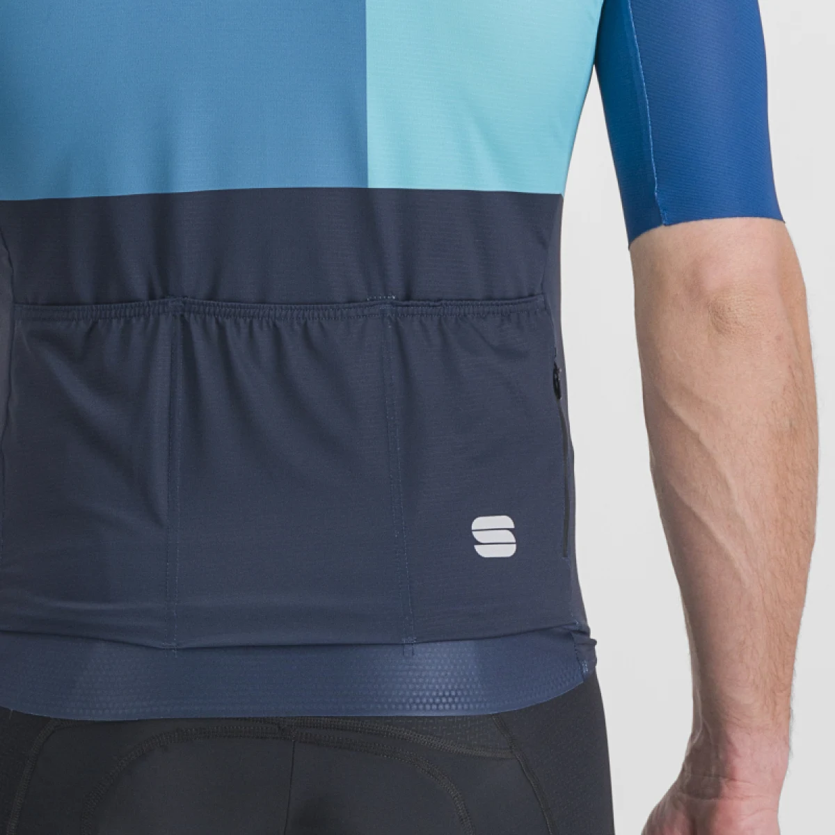 Pánsky cyklistický dres s krátkym rukávom SPORTFUL Snap jersey, galaxy blue dark berry blue · záber 5