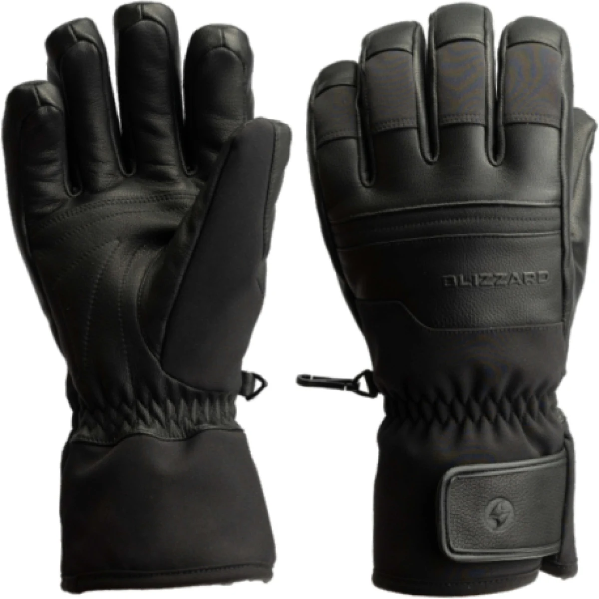 Lyžiarske rukavice BLIZZARD Vertex ski gloves, black · záber 1