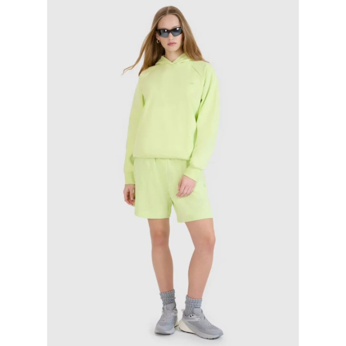 Teplákové kraťasy 4F SHORTS CAS U544-45S-CANARY GREEN · záber 4