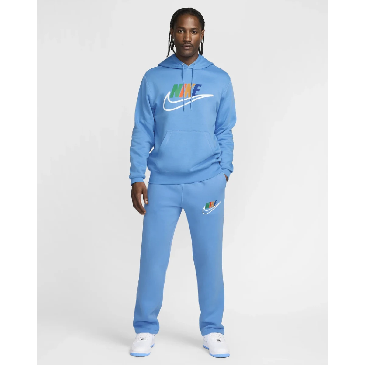 Pánske tepláky NIKE M NK CLUB BB OH PNT FTURA BLCK-412 UNIVERSITY BLUE · záber 3