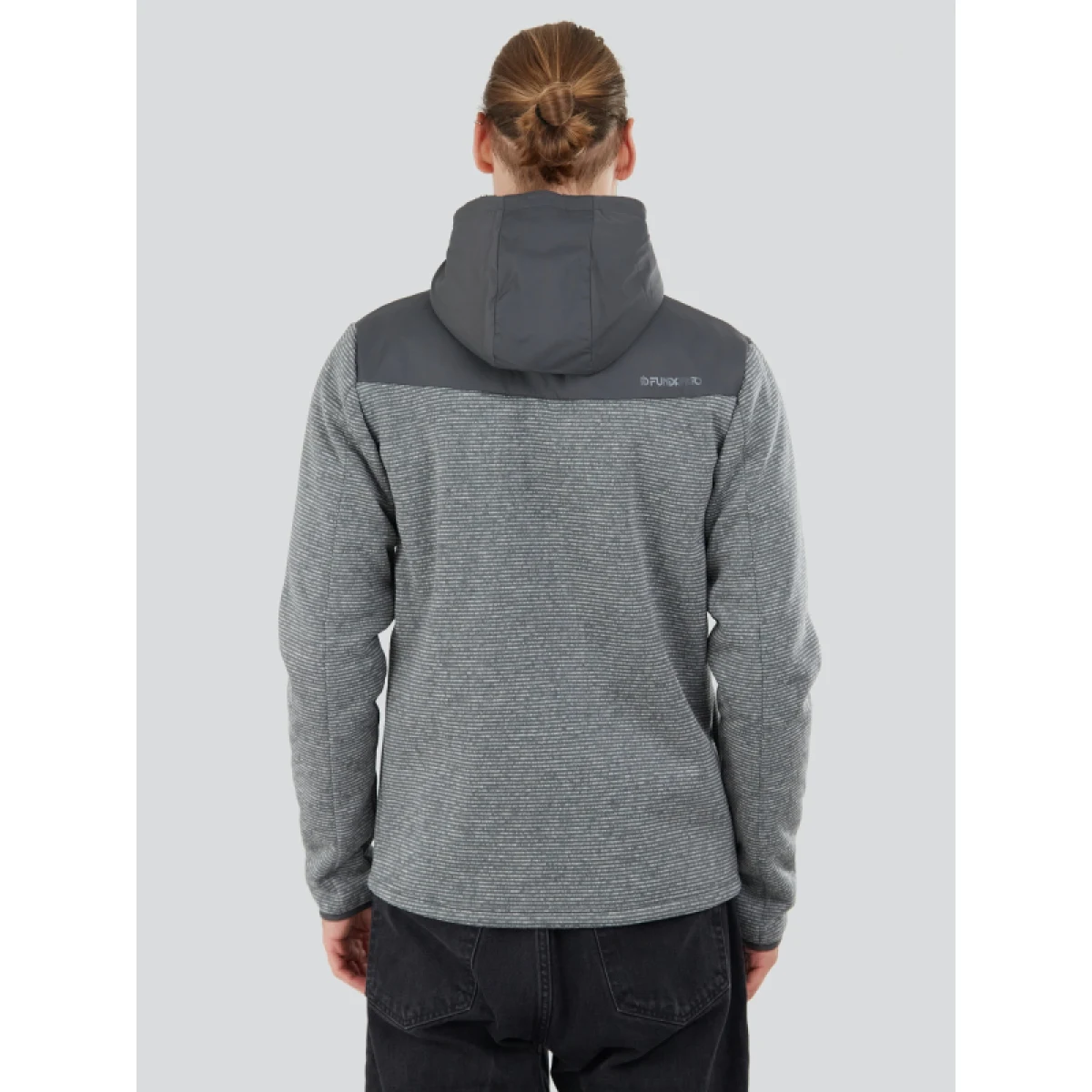 Pánska mikina so zipsom FUNDANGO Ashford Insulated Fleece Jacket-745-grey heather · záber 2