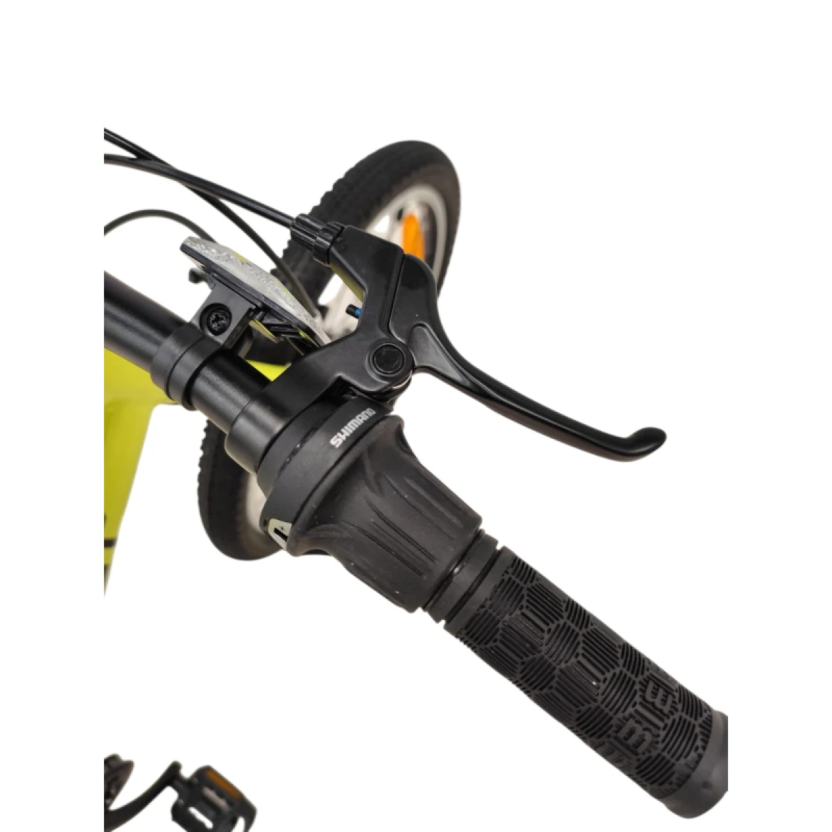 Detský horský bicykel AMULET 20 Speedy, fluo yellow black · záber 3