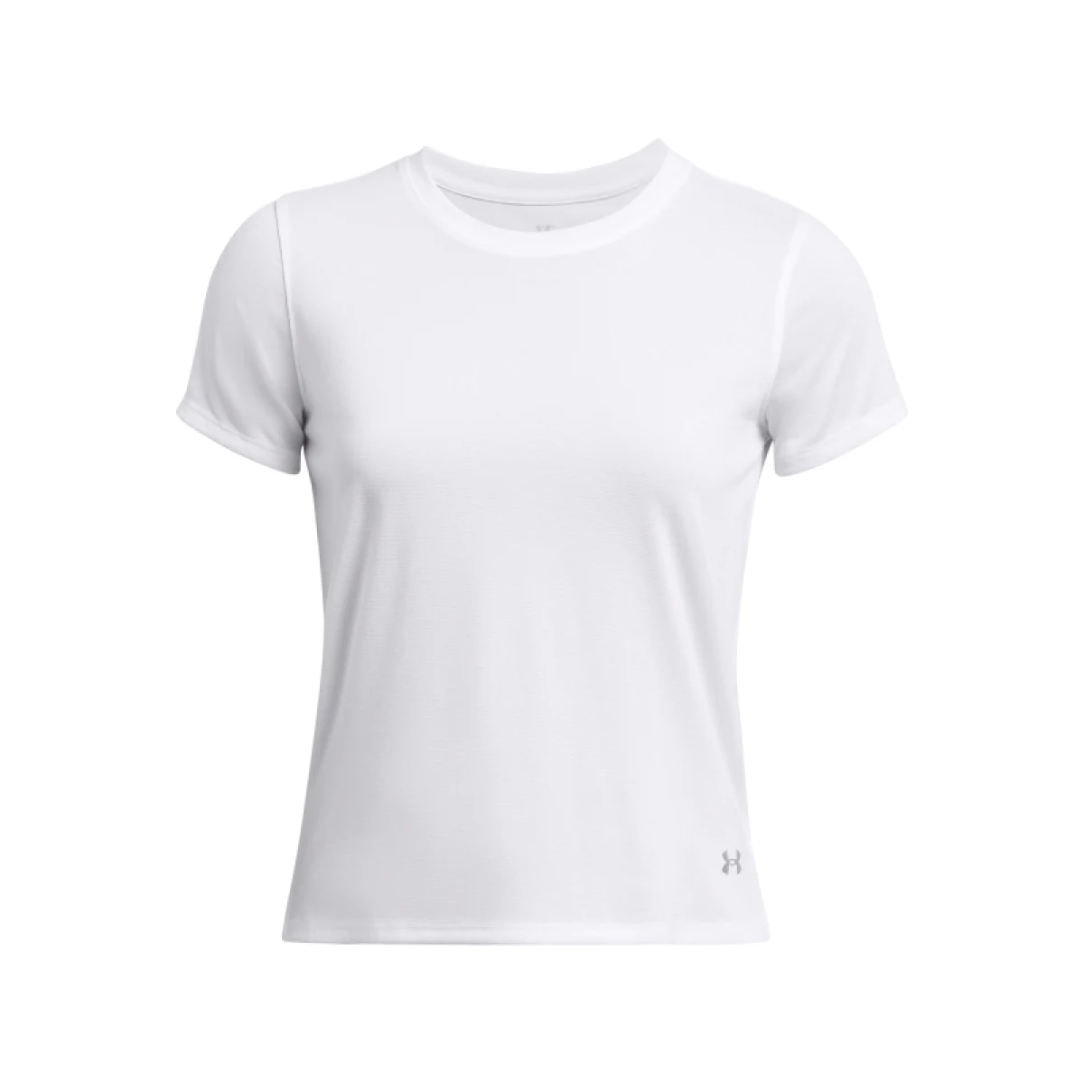 Dámske tréningové tričko s krátkym rukávom UNDER ARMOUR UA Launch Shortsleeve-WHT · záber 3