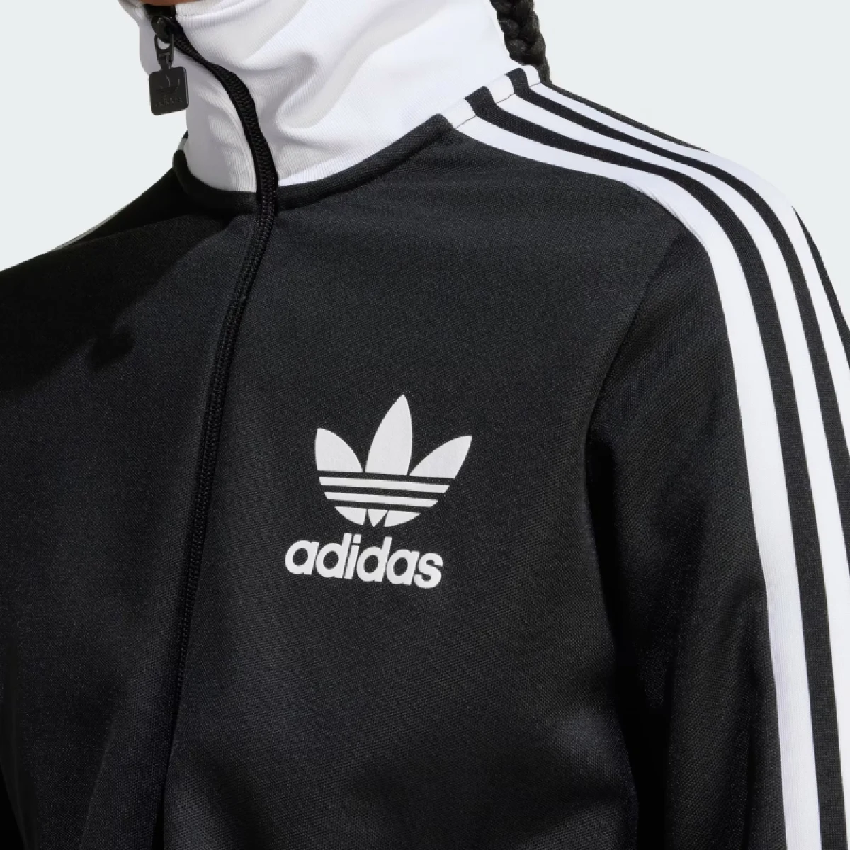 Dámska mikina so zipsom ADIDAS ORIGINALS CLASSIC TT-BLACK · záber 5