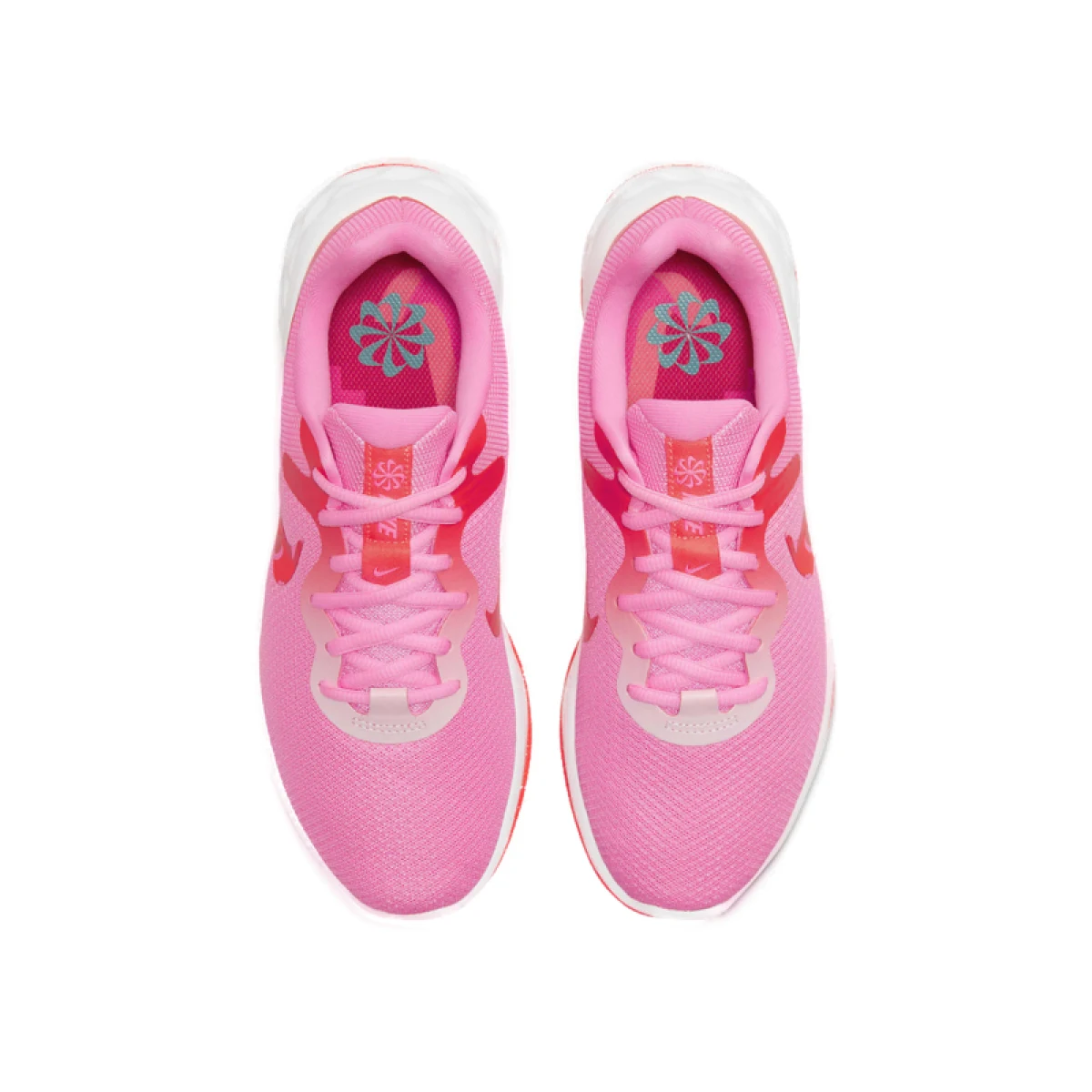 Dámska športová obuv (tréningová) NIKE Revolution 6 NN pink glow hyper pink punch bright crimson · záber 3