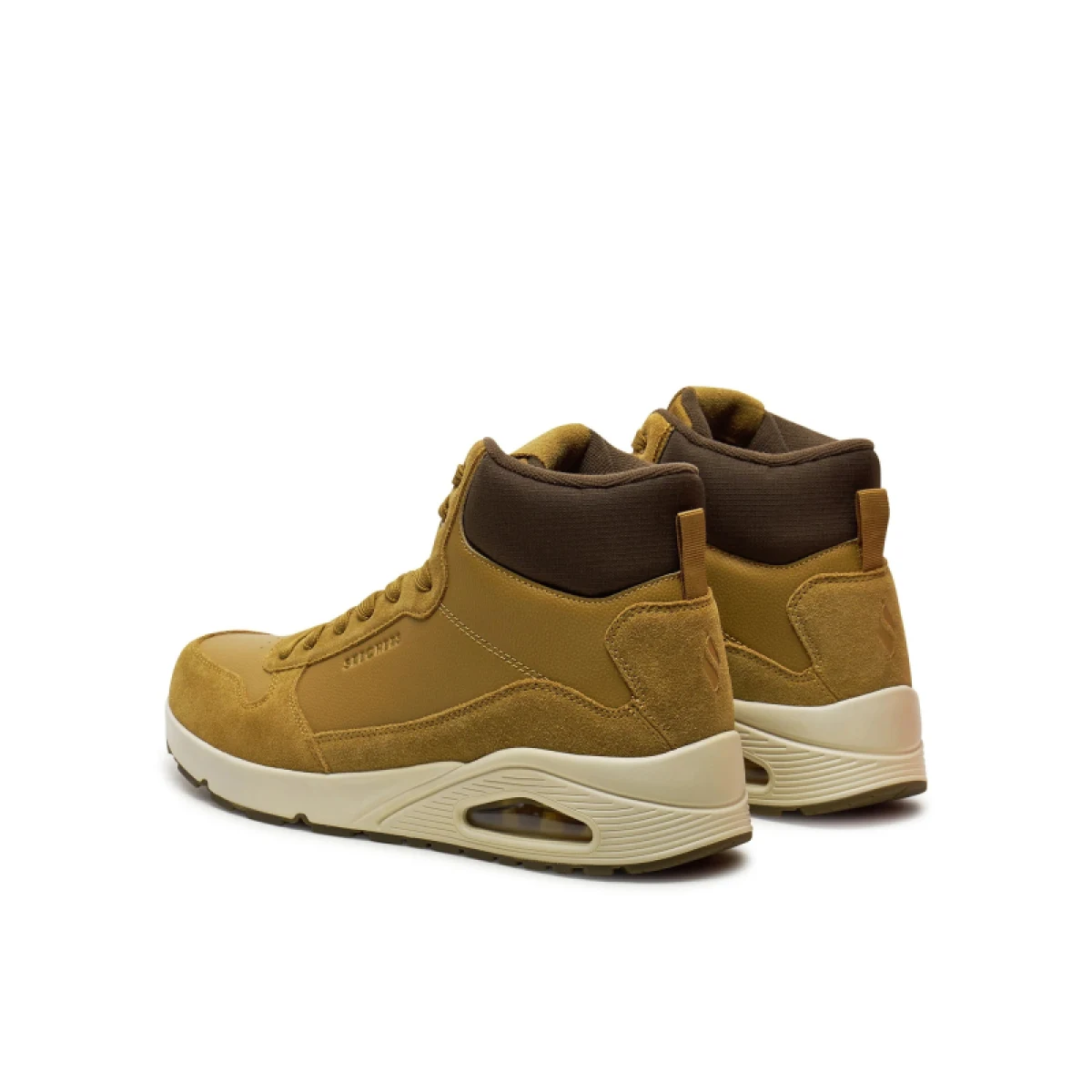 Pánske členkové zimné topánky SKECHERS Uno Mid Sneaker wheat · záber 3