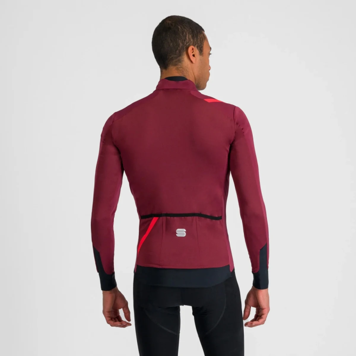 Pánska cyklistická bunda SPORTFUL Fiandre light no rain jacket, red wine · záber 3