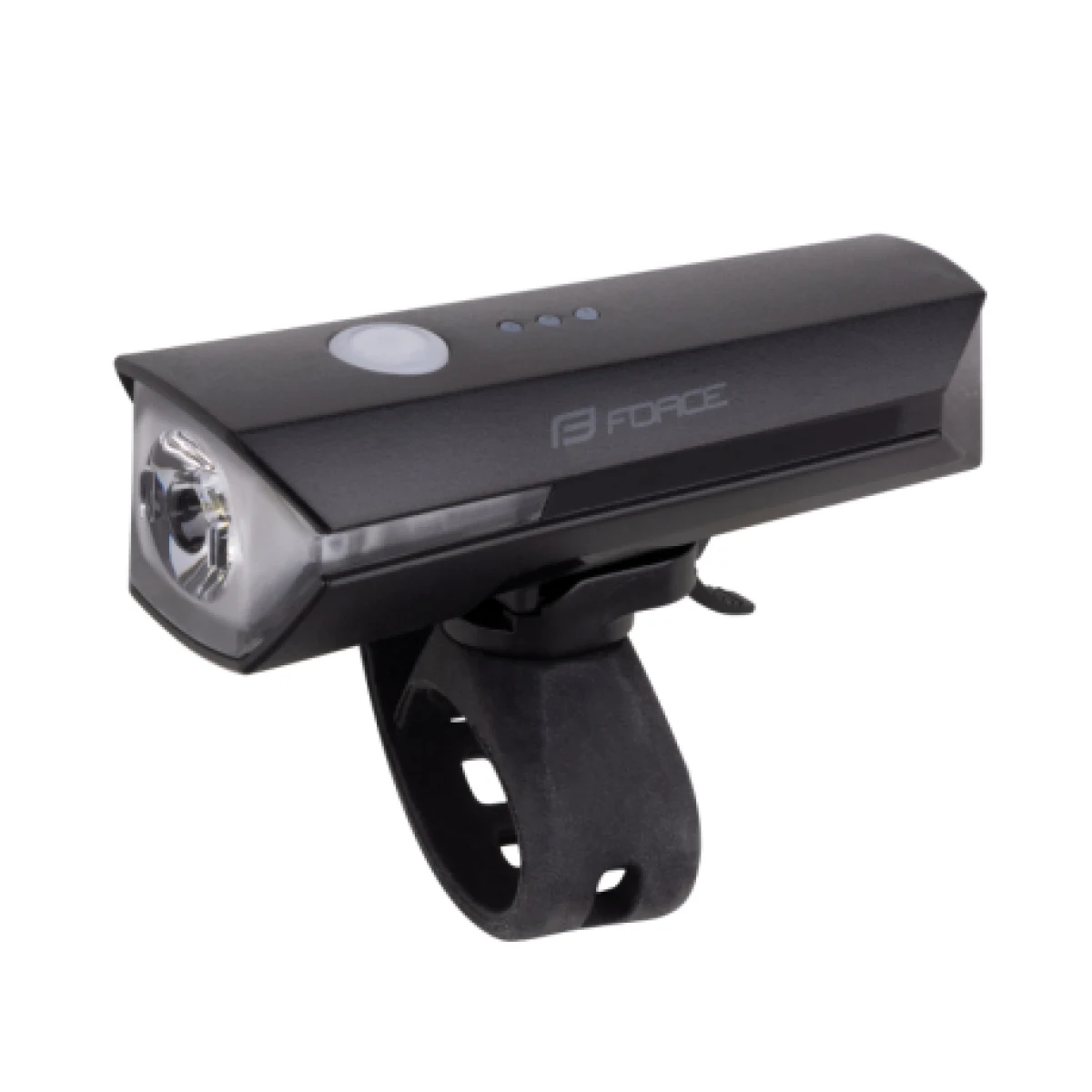 Svetlo na bicykel FORCE FLUX 550LM USB · záber 1