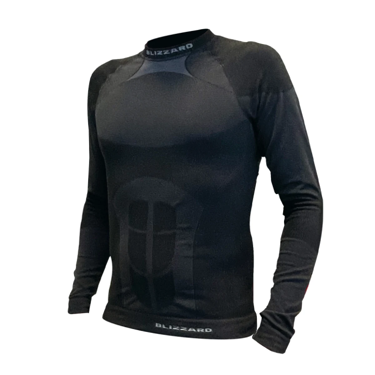 Pánske termo tričko s dlhým rukávom BLIZZARD Essential mens long sleeve, anthracite · záber 3