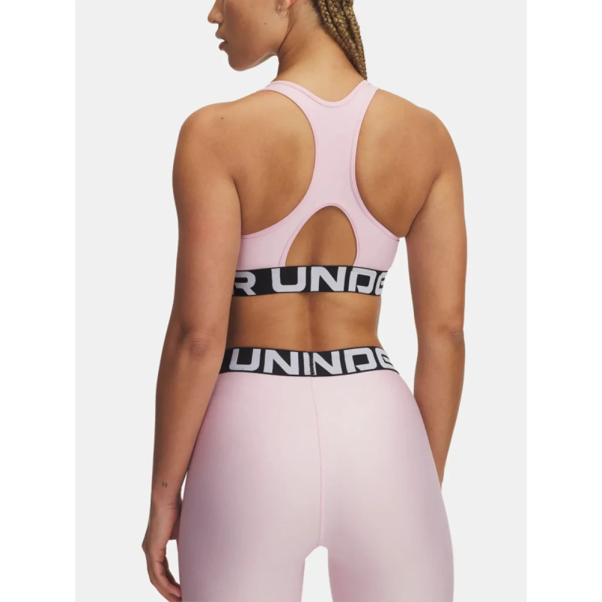 Dámska tréningová športová podprsenka UNDER ARMOUR UA HG Mid Branded-PNK · záber 2