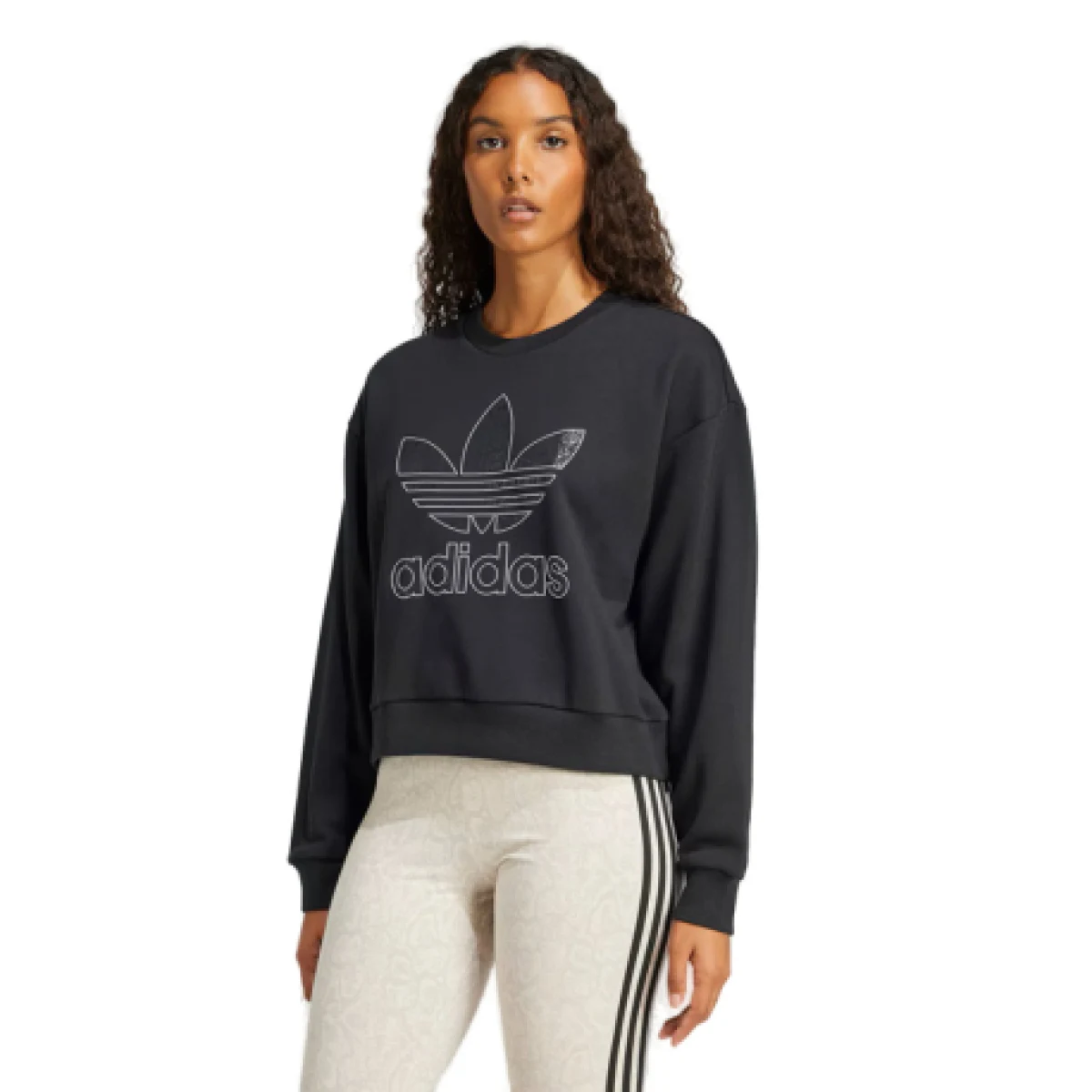 Dámska mikina ADIDAS ORIGINALS SNAKE CREW-BLACK · záber 1
