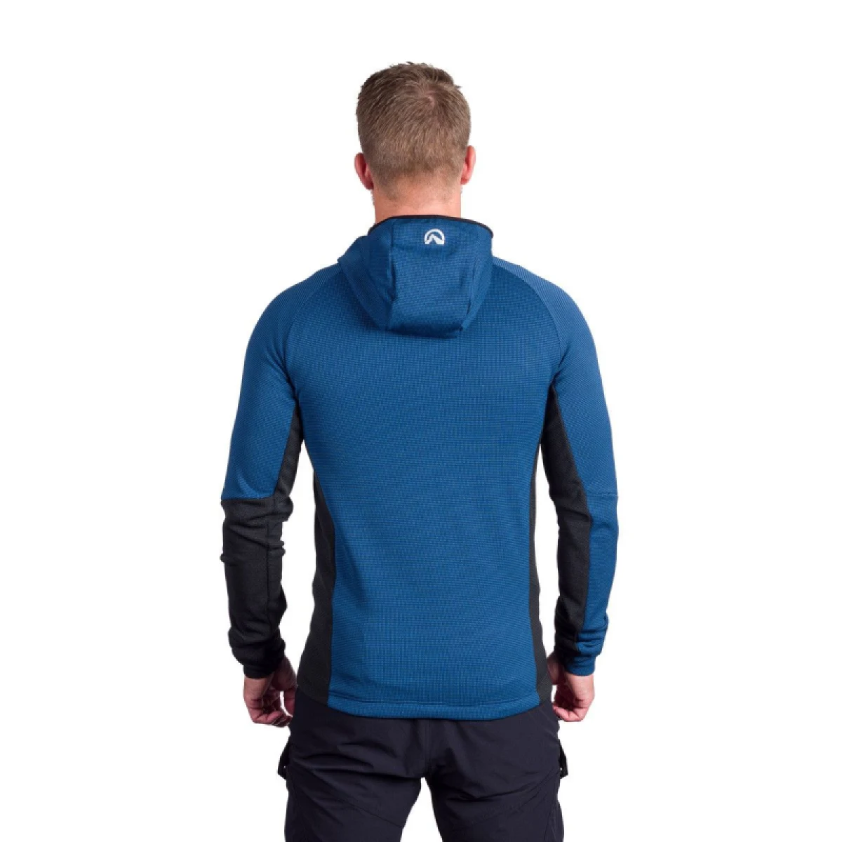 Pánska turistická mikina so zipsom NORTHFINDER EGON 811darkblueblack · záber 3