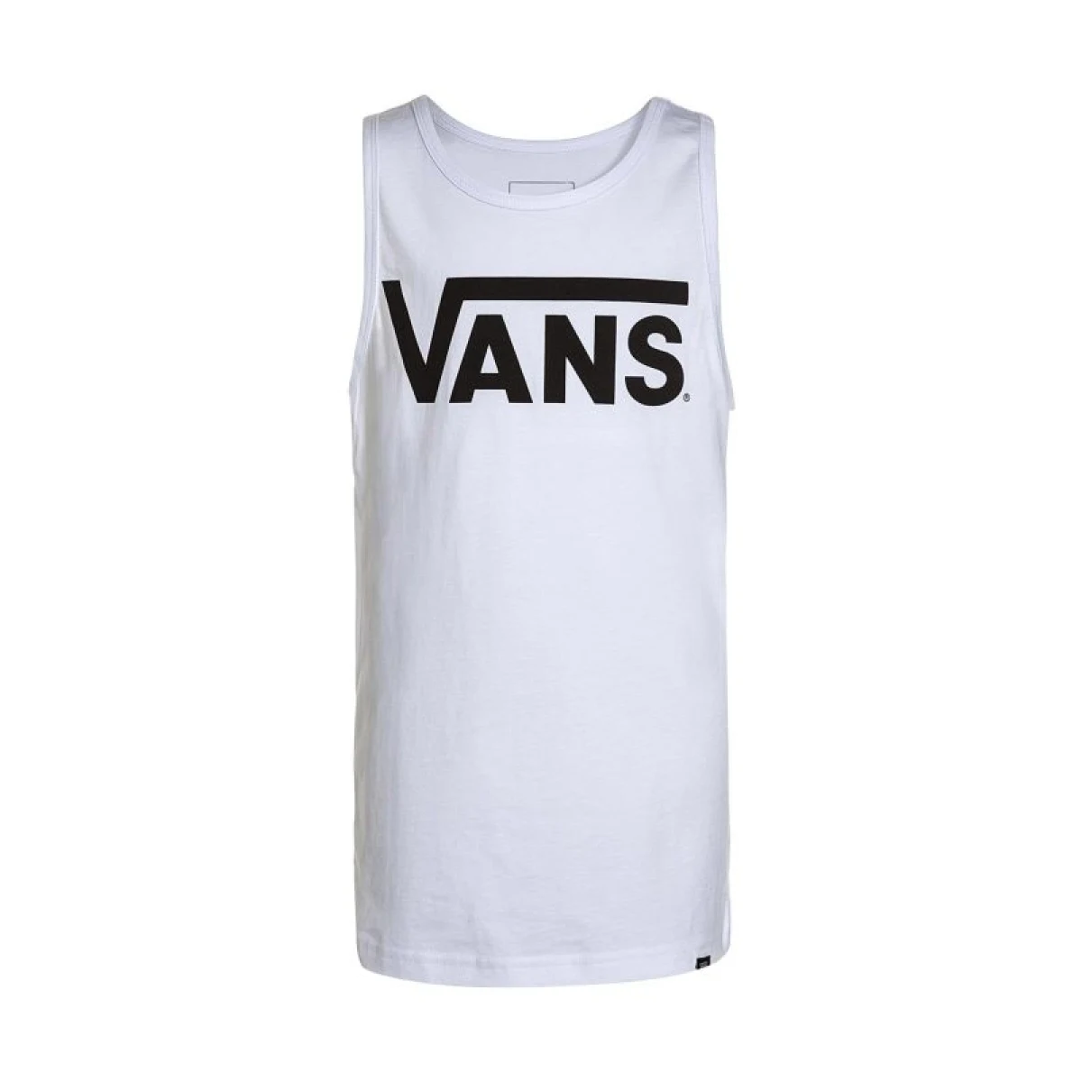 Pánske tričko s krátkym rukávom VANS CLASSIC TANK-WHITE-BLACK · záber 3