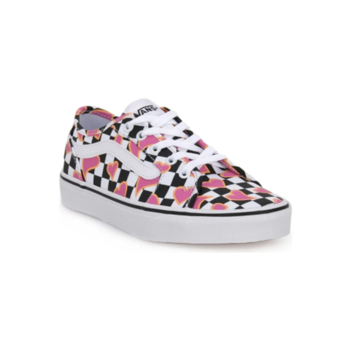 Dámska rekreačná obuv VANS Filmore Decon (Hearts Checkboard) multi white · záber 1