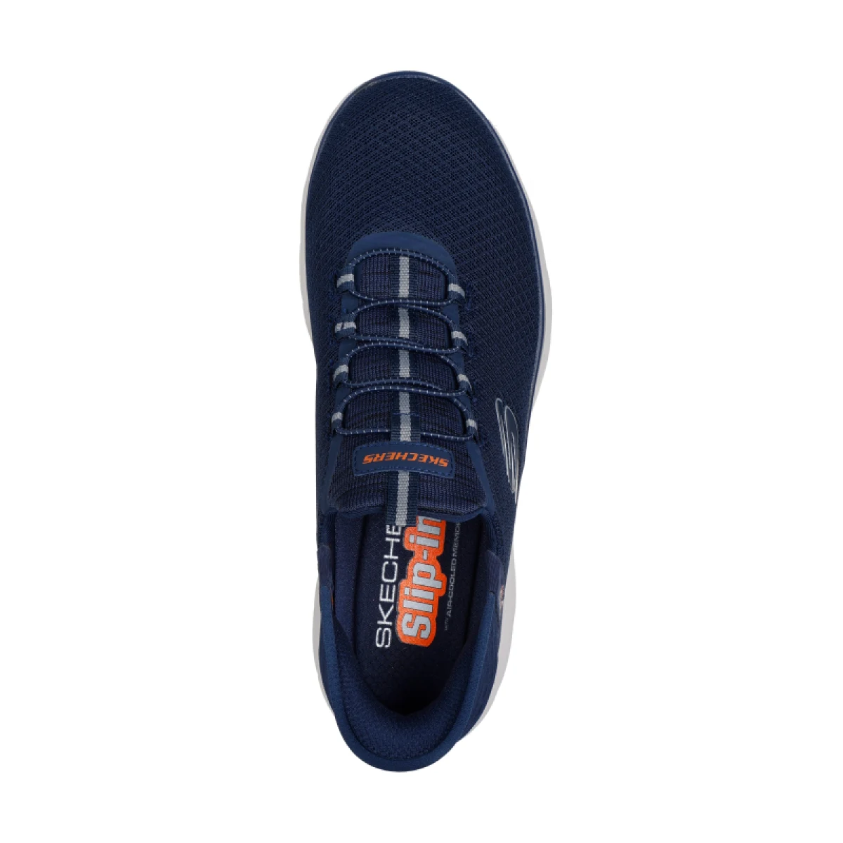 Pánska rekreačná obuv SKECHERS Summits High Range Slip-Ins M navy white · záber 4