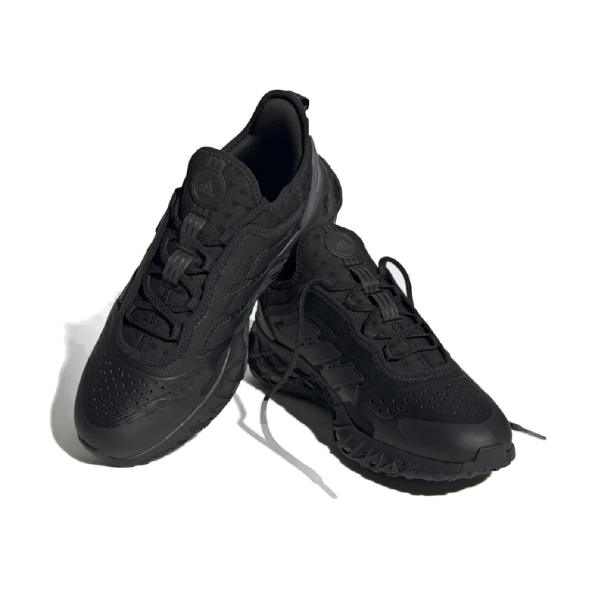 Pánska rekreačná obuv ADIDAS Web Boost core black black blue met grey five · záber 4
