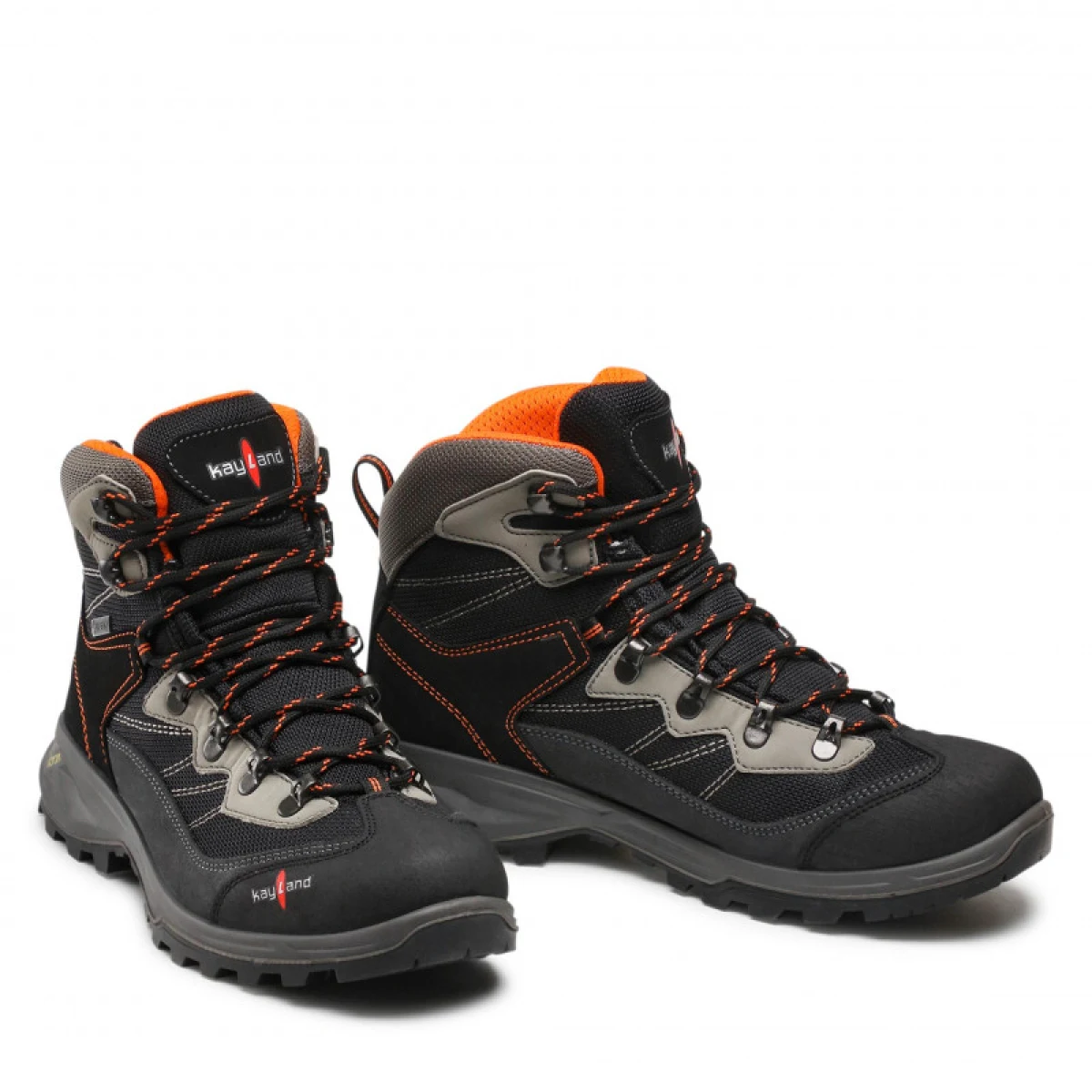 Pánska vysoká turistická obuv KAYLAND Taiga Evo Gtx, Black Orange · záber 3