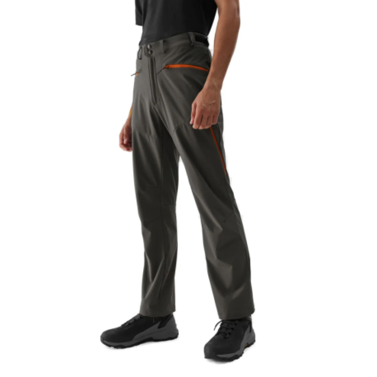 Pánske turistické nohavice 4F TROUSERS FNK-AW23TFTRM363-22S-ANTHRACITE · záber 1