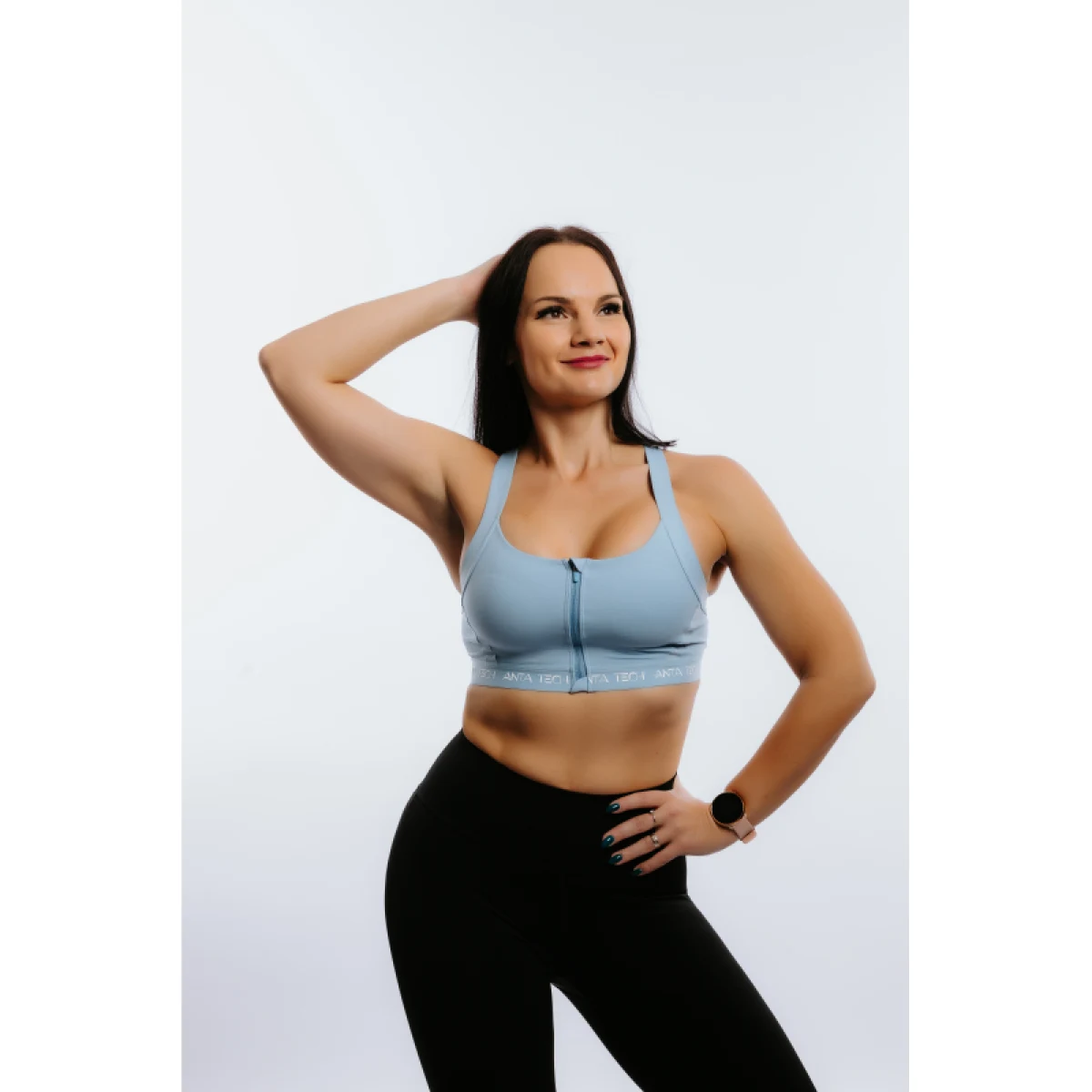 Dámska tréningová športová podprsenka ANTA Tank-862227115-3-SS22_Q2-Space Grey · záber 3
