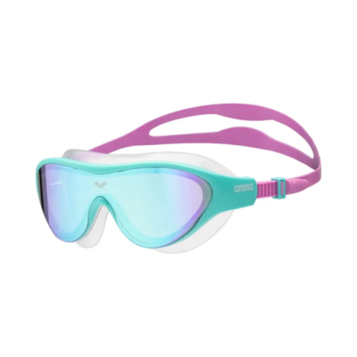 Juniorské plavecké okuliare ARENA THE ONE MASK JR MR-BLUE-WATER-VIOLET · záber 1