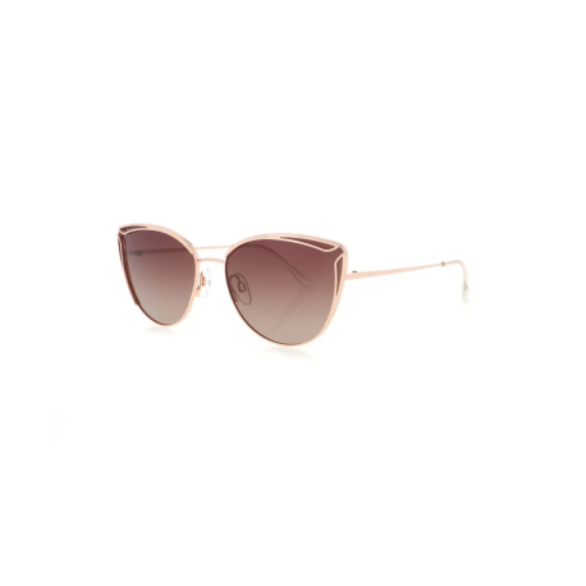 Slnečné okuliare H.I.S. POLARIZED HPS14102-2, rose, brown gradient POL, 59-17-142 · záber 1