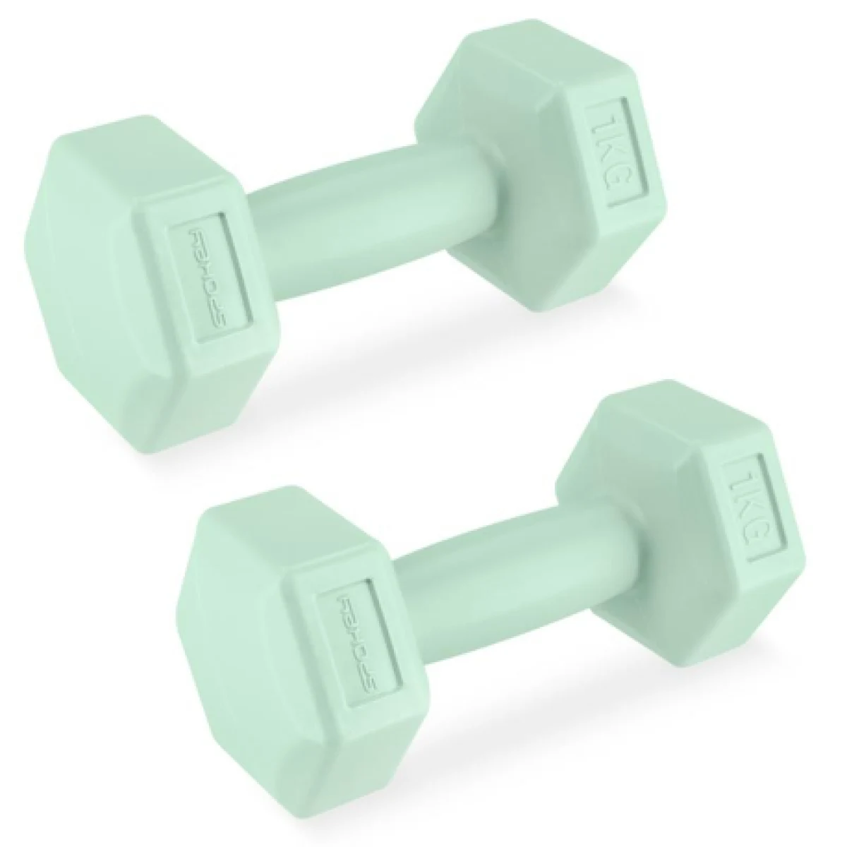 Set závažia SPOKEY MONSTER GREEN HEXA 2x 1 kg · záber 1