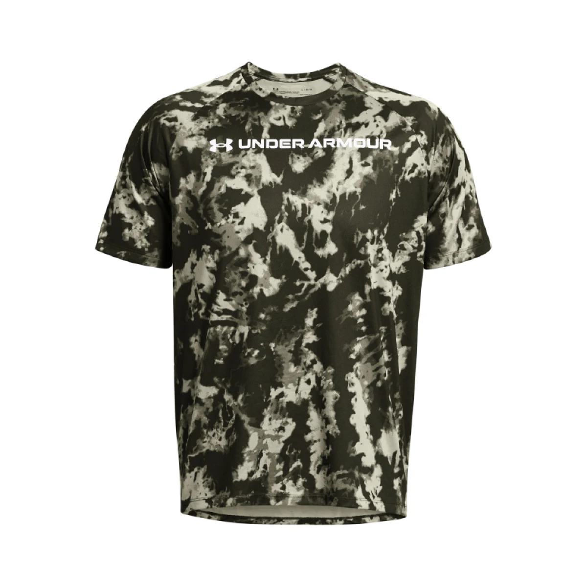 Pánske tréningové tričko s krátkym rukávom UNDER ARMOUR UA TECH ABC CAMO SS-GRN · záber 3