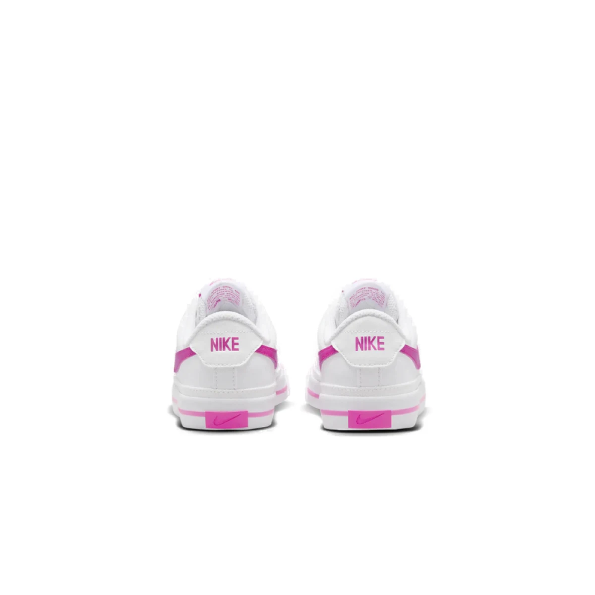 Dievčenská rekreačná obuv NIKE Court Legacy Jr white laser fuchsia · záber 5