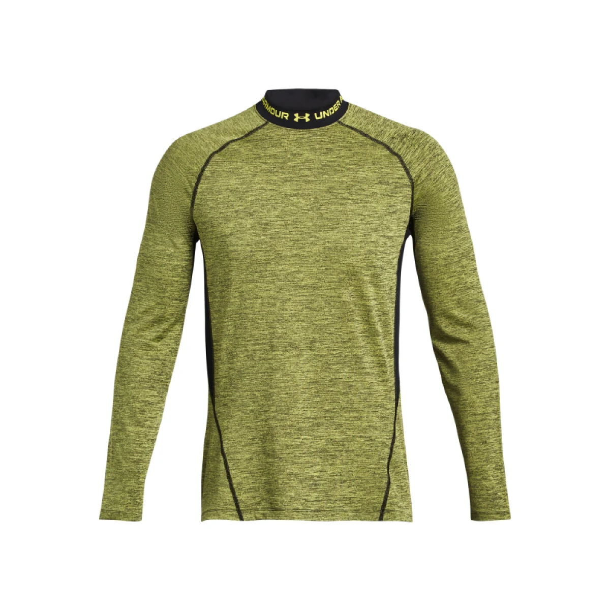 Pánske kompresné tričko s dlhým rukávom UNDER ARMOUR UA CG Armour Twist Mock-YLW · záber 5