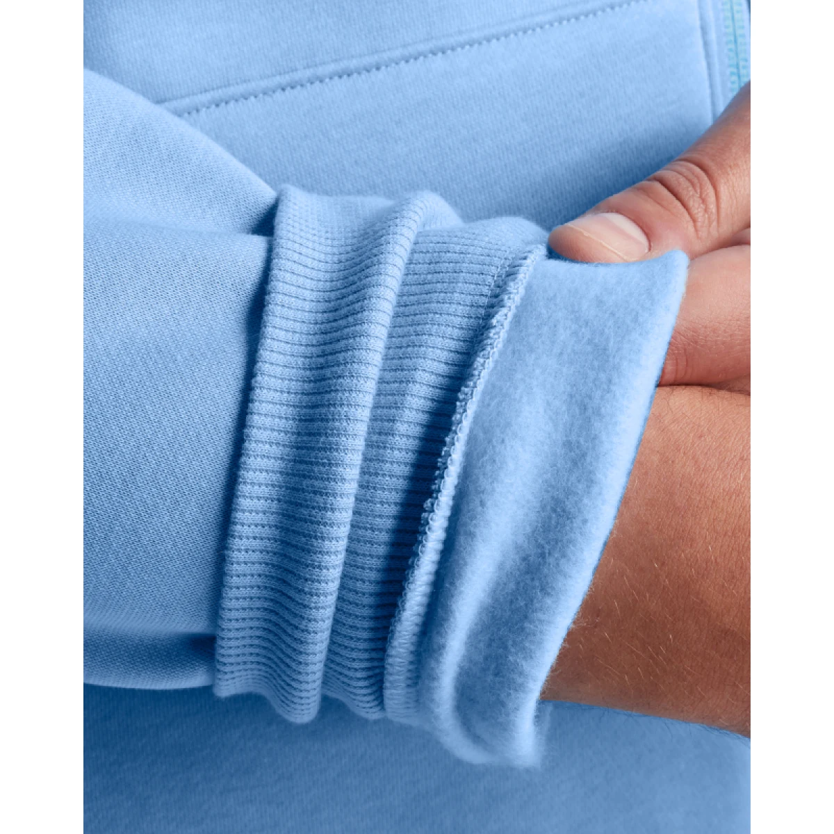 Pánska zateplená mikina so zipsom UNDER ARMOUR UA Rival Fleece FZ Hoodie-BLU · záber 3