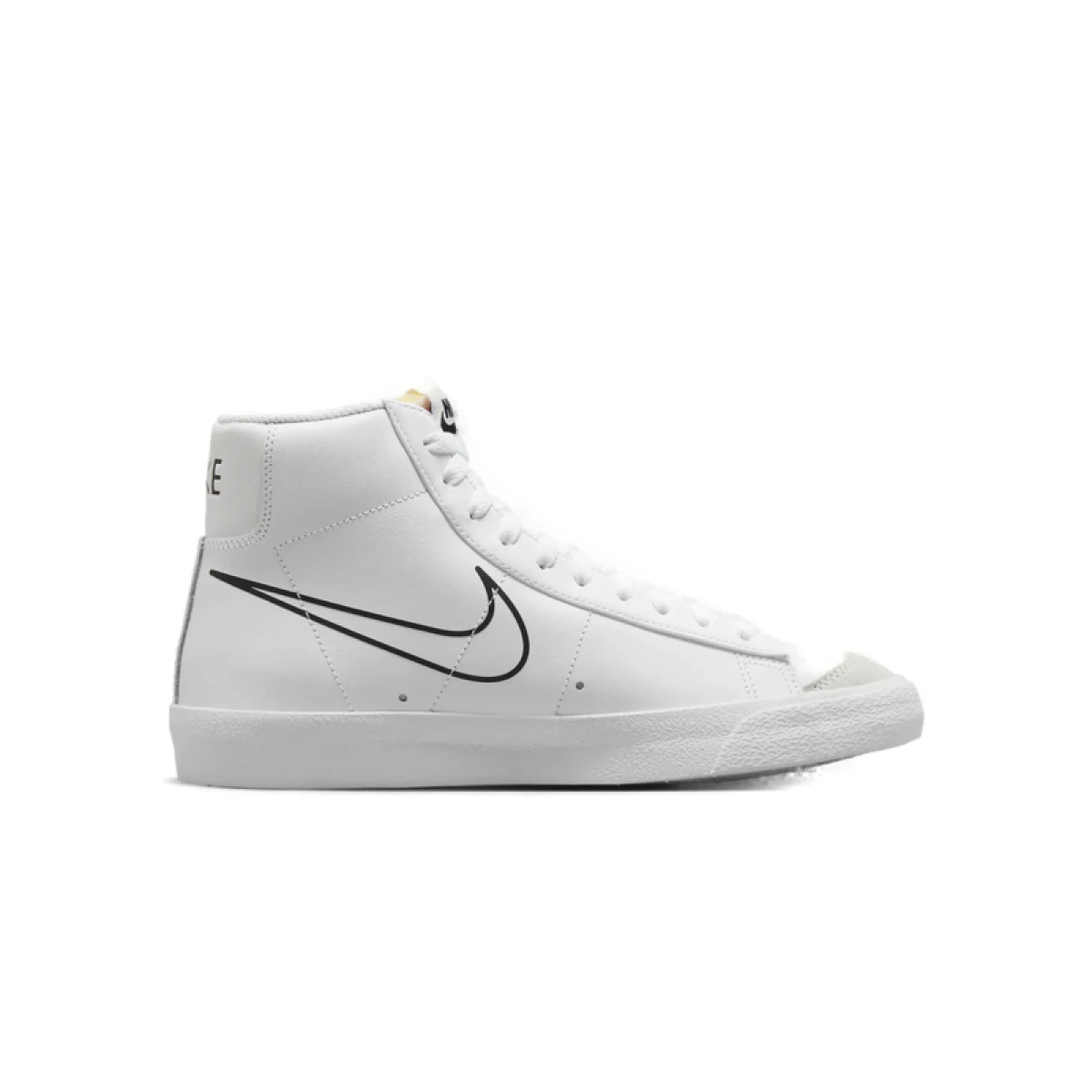 Pánska vychádzková obuv NIKE Blazer Mid 77 white bright mandarin medium ash black · záber 3