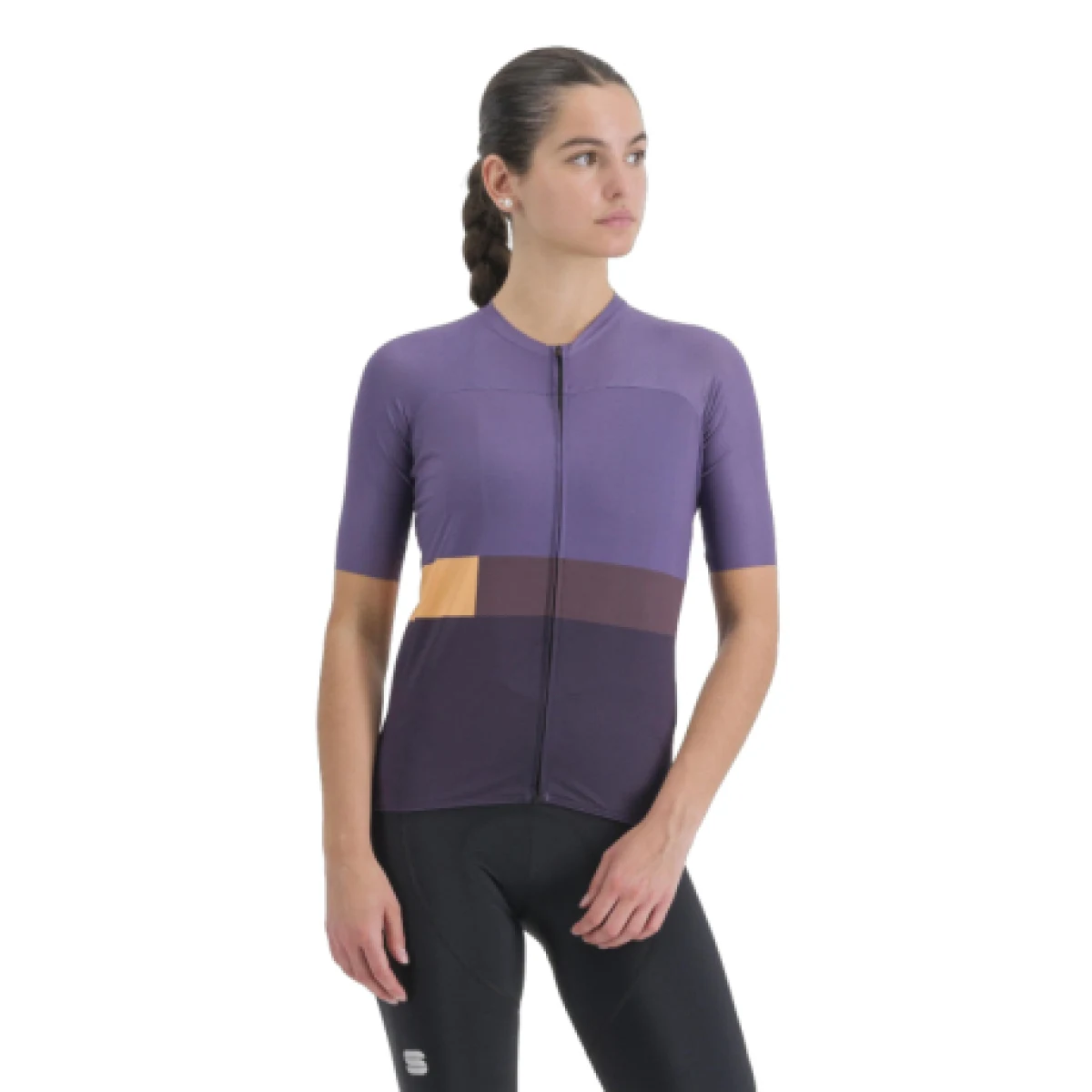 Dámsky cyklistický dres s krátkym rukávom SPORTFUL Snap w jrs, nightshade mulled grape · záber 1