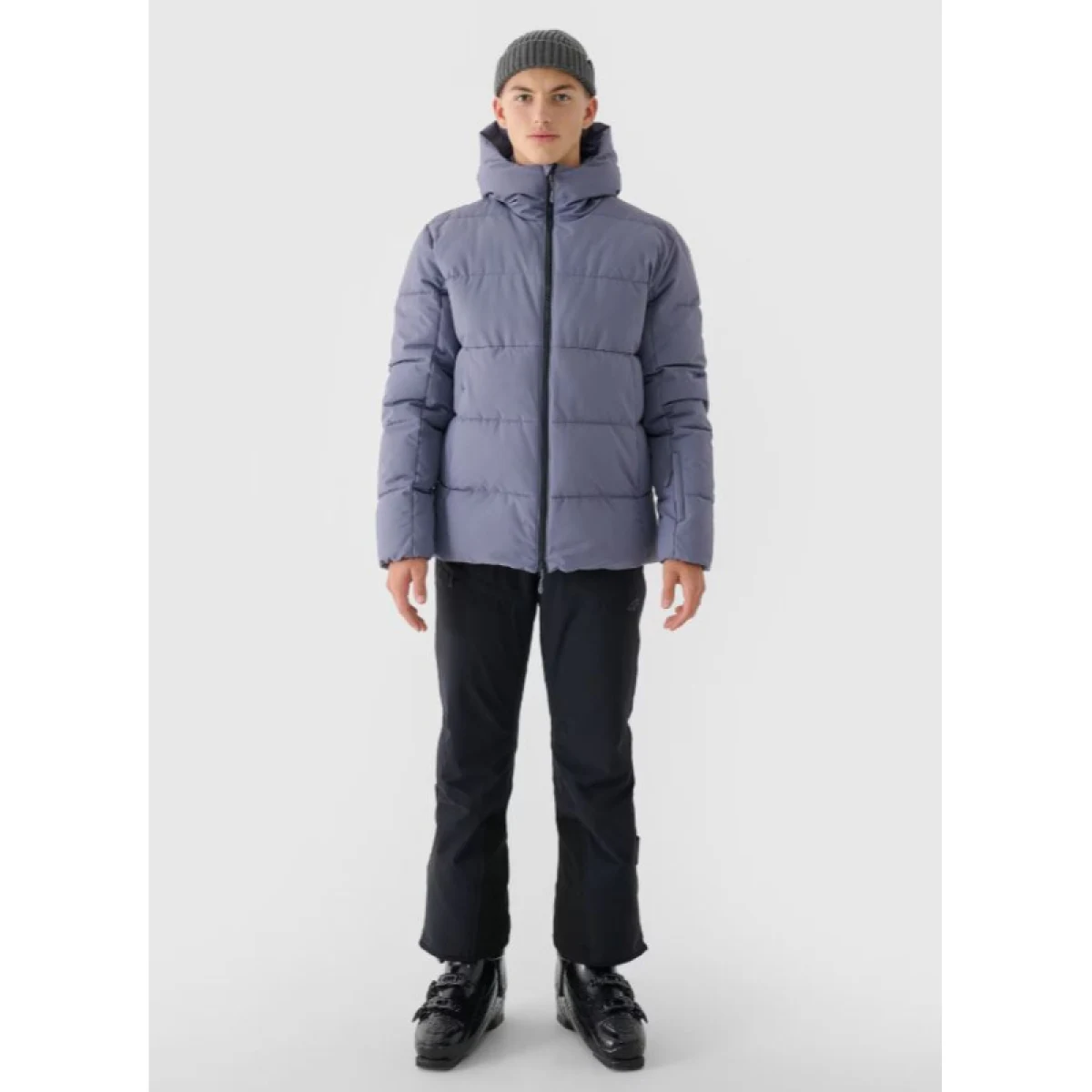 Pánska lyžiarska bunda 4F TECHNICAL JACKET-WAW24TTJAM580-32S-DENIM · záber 3