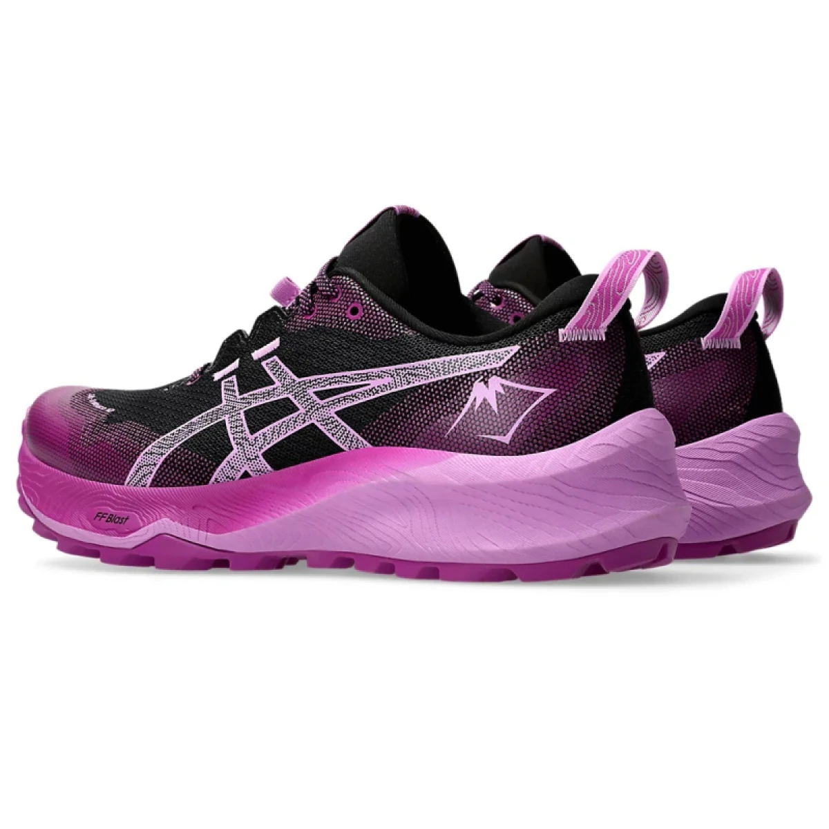 Dámska bežecká trailová obuv ASICS Gel Trabuco 12 black lavender glow · záber 5