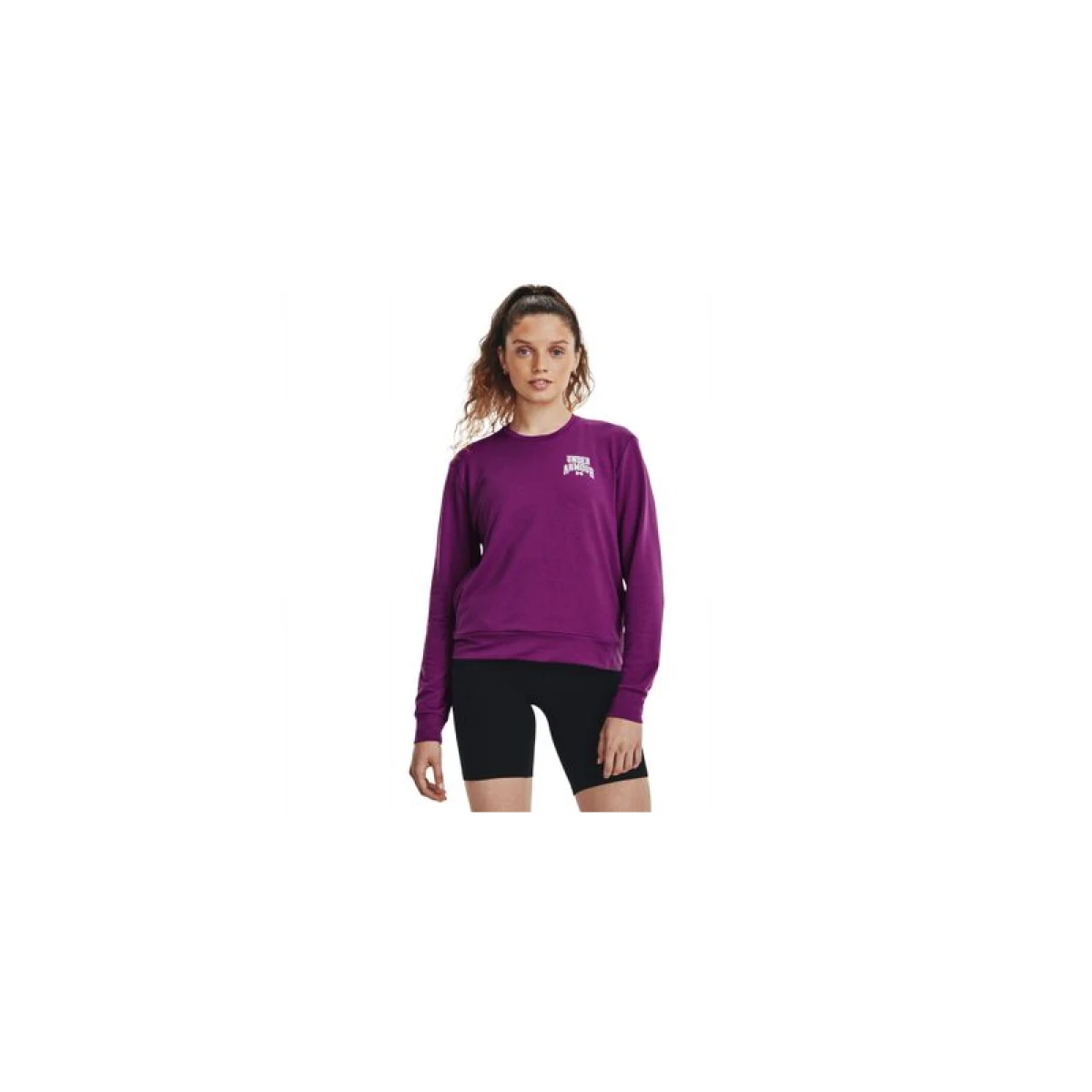Dámska mikina UNDER ARMOUR UA Rival Terry Graphic Crew-PPL · záber 3
