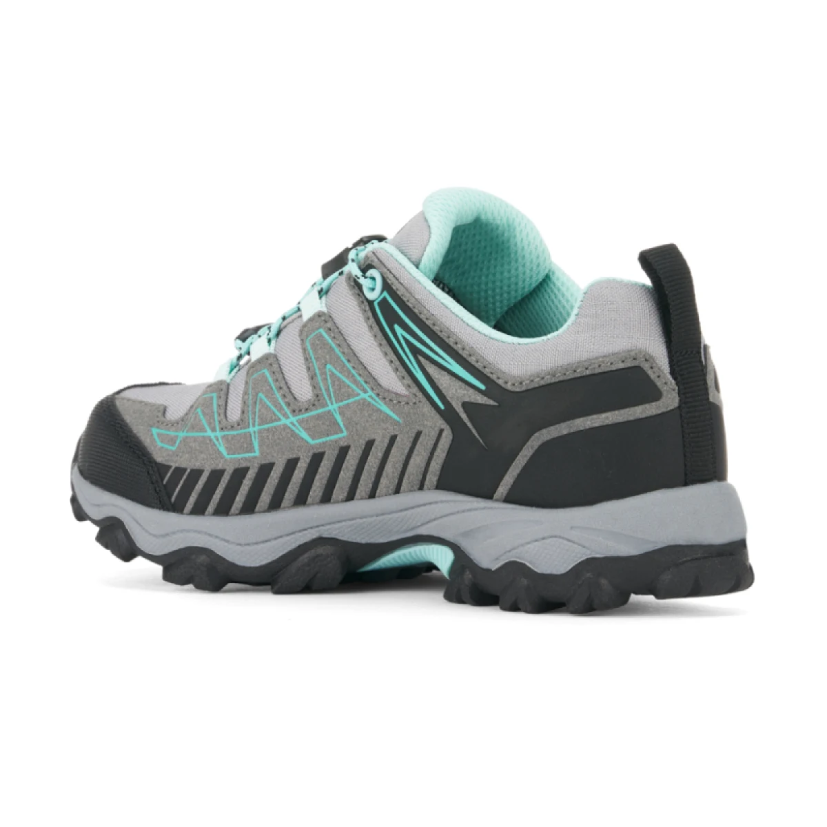 Dievčenská nízka turistická obuv TREZETA Thunder WP K grey green · záber 5