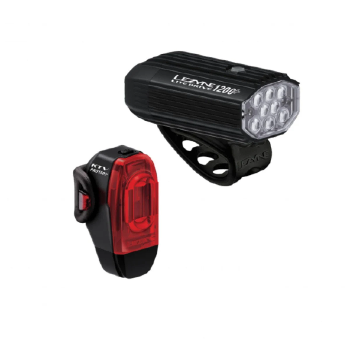 Svetlo na bicykel LEZYNE LITE DRIVE 1200+ KTV DRIVE PRO+ PAIR · záber 1