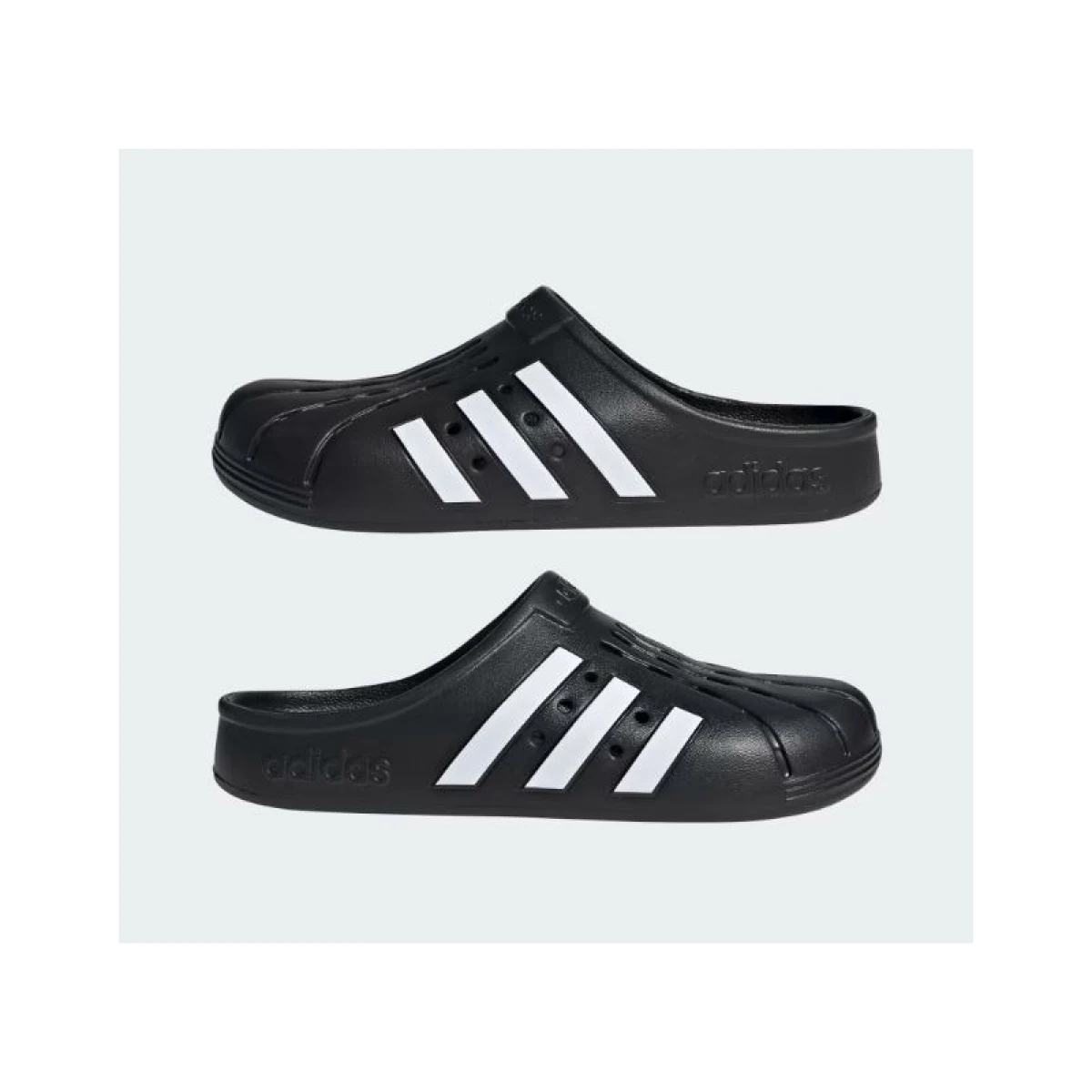 Pánske šlapky (plážová obuv) ADIDAS Adilette Clog M core black cloud white core black · záber 4