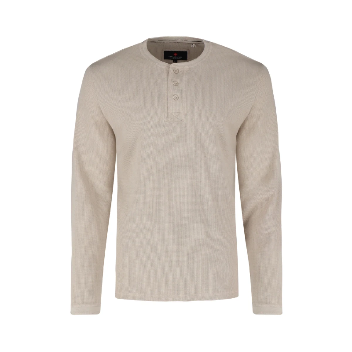 Pánske tričko s dlhým rukávom VOLCANO L-KROTI-101-CREAM · záber 5