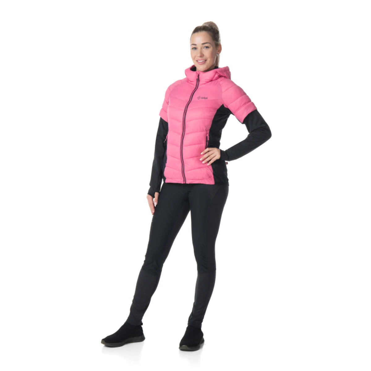 Dámska bunda na skialp KILPI VERONS-W-Pink · záber 3
