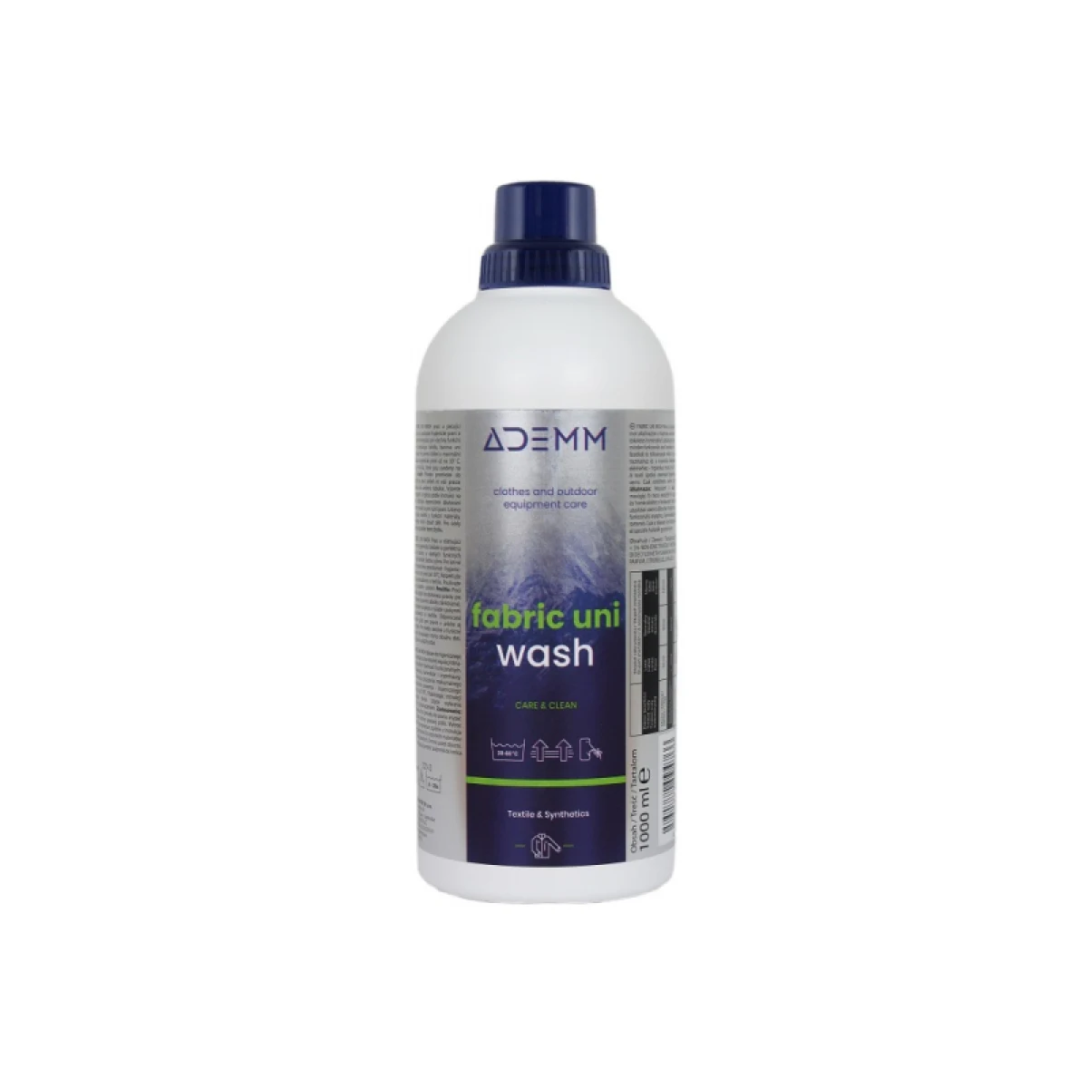 Ošetrovací prípravok na textil ADEMM Fabric Uni Wash 1000 ml, CZ SK PL HU · záber 2
