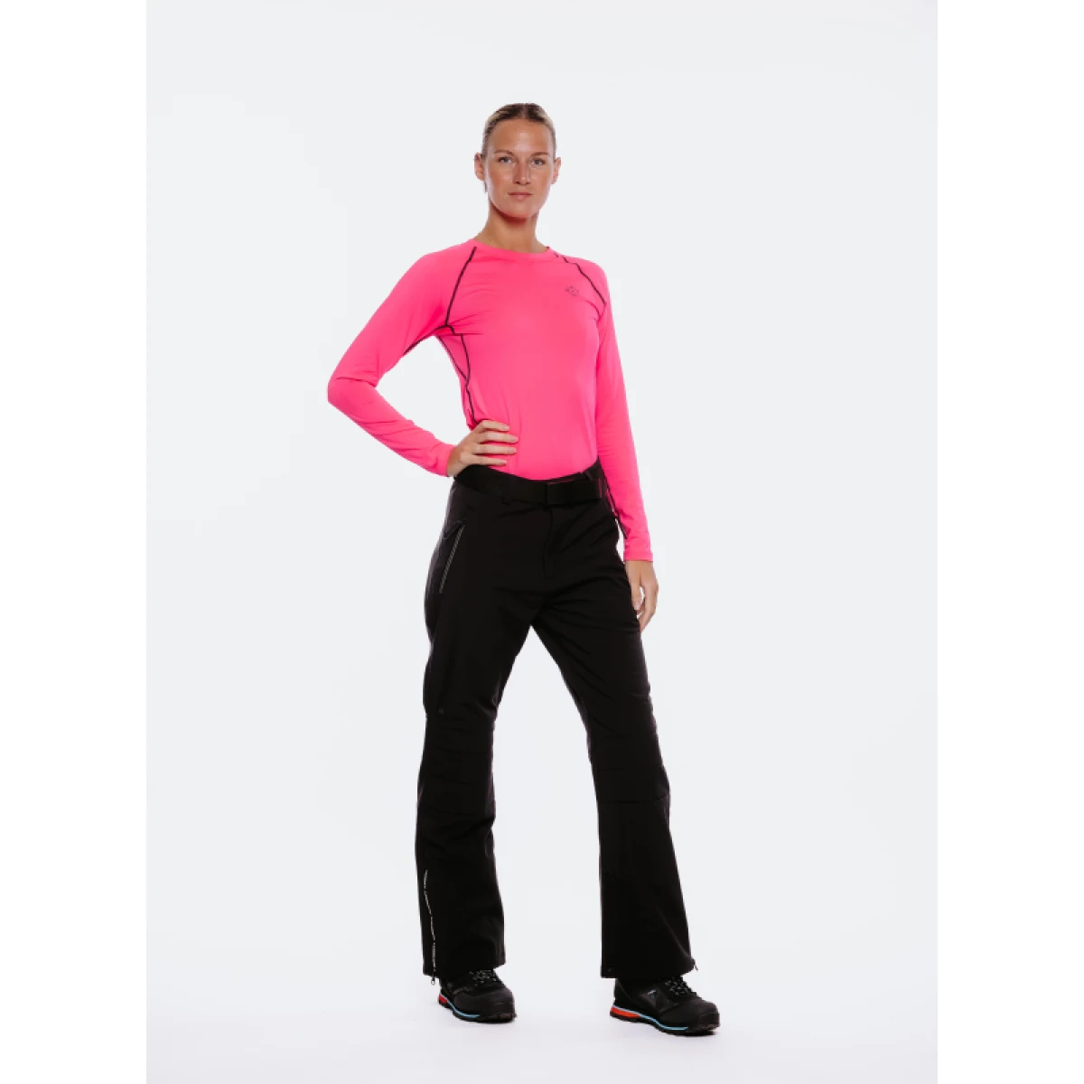 Dámske lyžiarske softshellové nohavice AUTHORITY SP-GLAM pants W black · záber 5