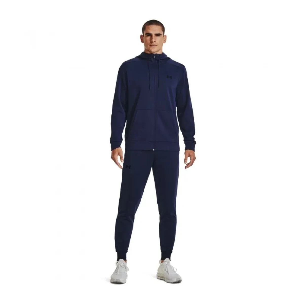 Pánske zateplené tepláky UNDER ARMOUR UA Armour Fleece Joggers-NVY · záber 3