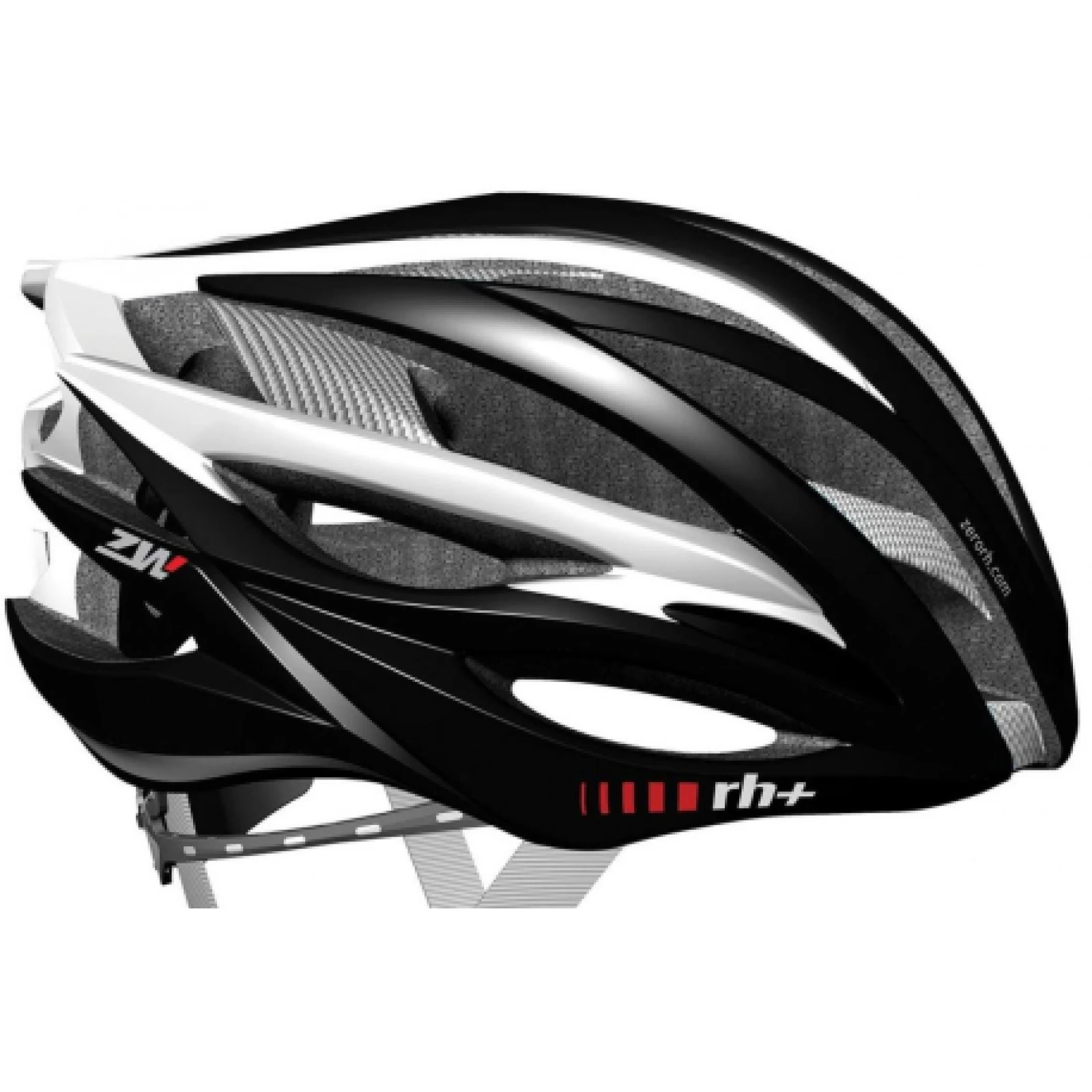 Cyklistická prilba RH+ ZW, black white · záber 1